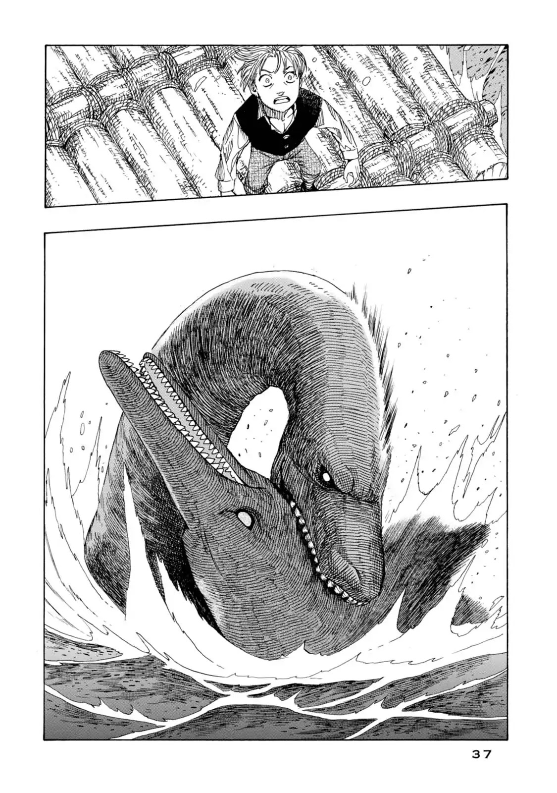 Journey to the Center of the Earth Chapter 14 page 7 - Chapter 14: Marine Monsters II