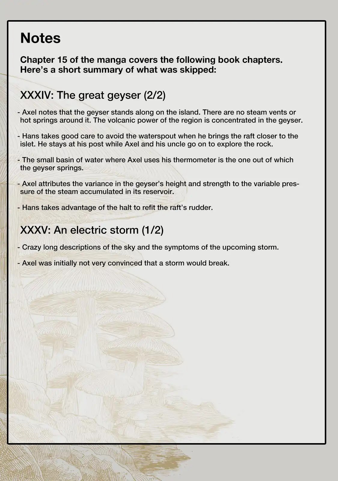 Journey to the Center of the Earth Chapter 15 page 27 - Chapter 15: Storm Warning