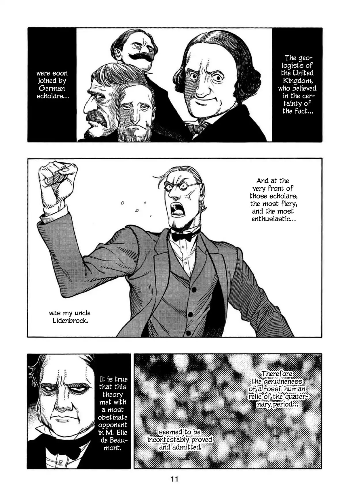 Journey to the Center of the Earth Chapter 19 page 11 - Chapter 19: Discovery After Discovery