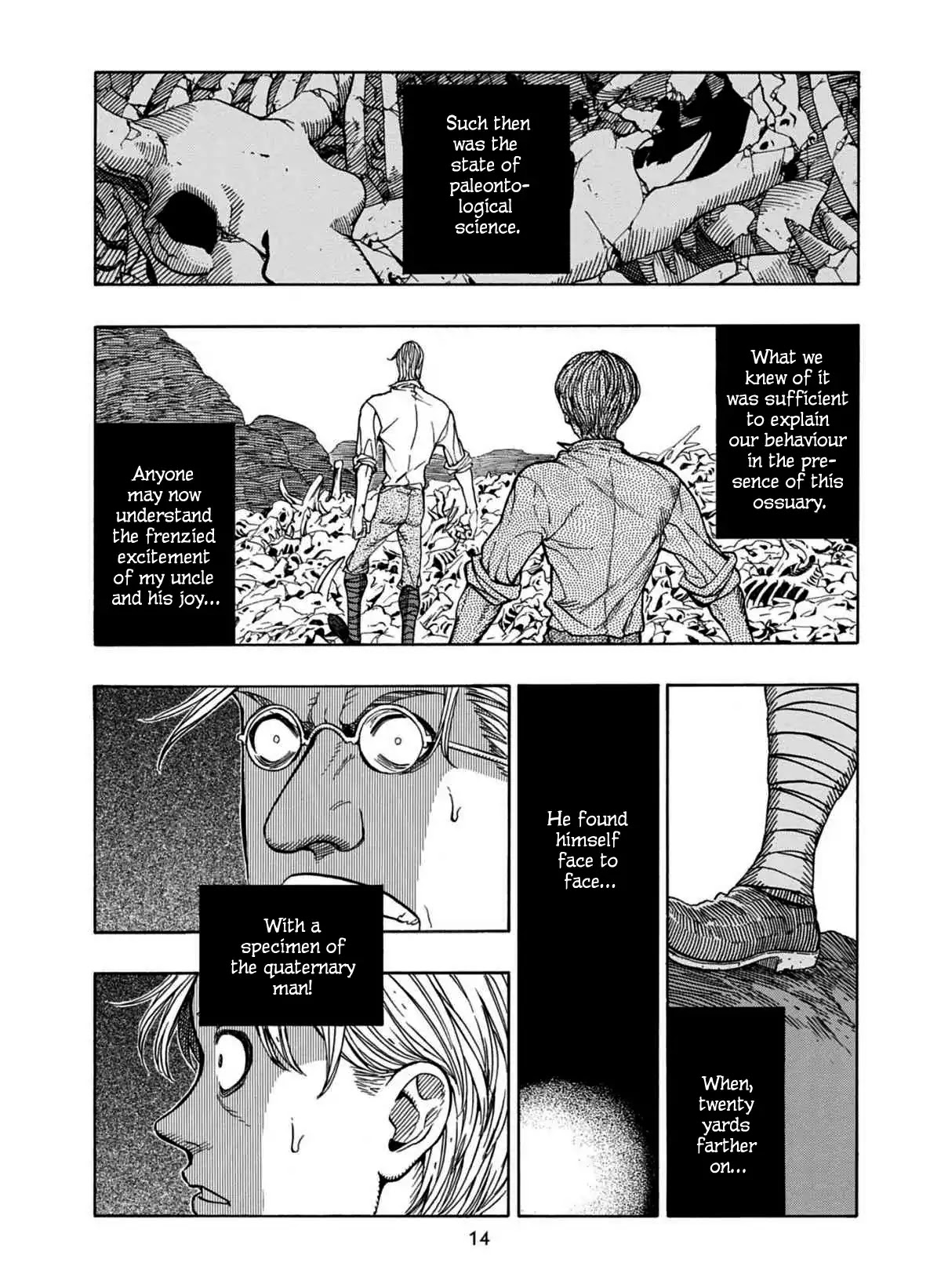 Journey to the Center of the Earth Chapter 19 page 14 - Chapter 19: Discovery After Discovery