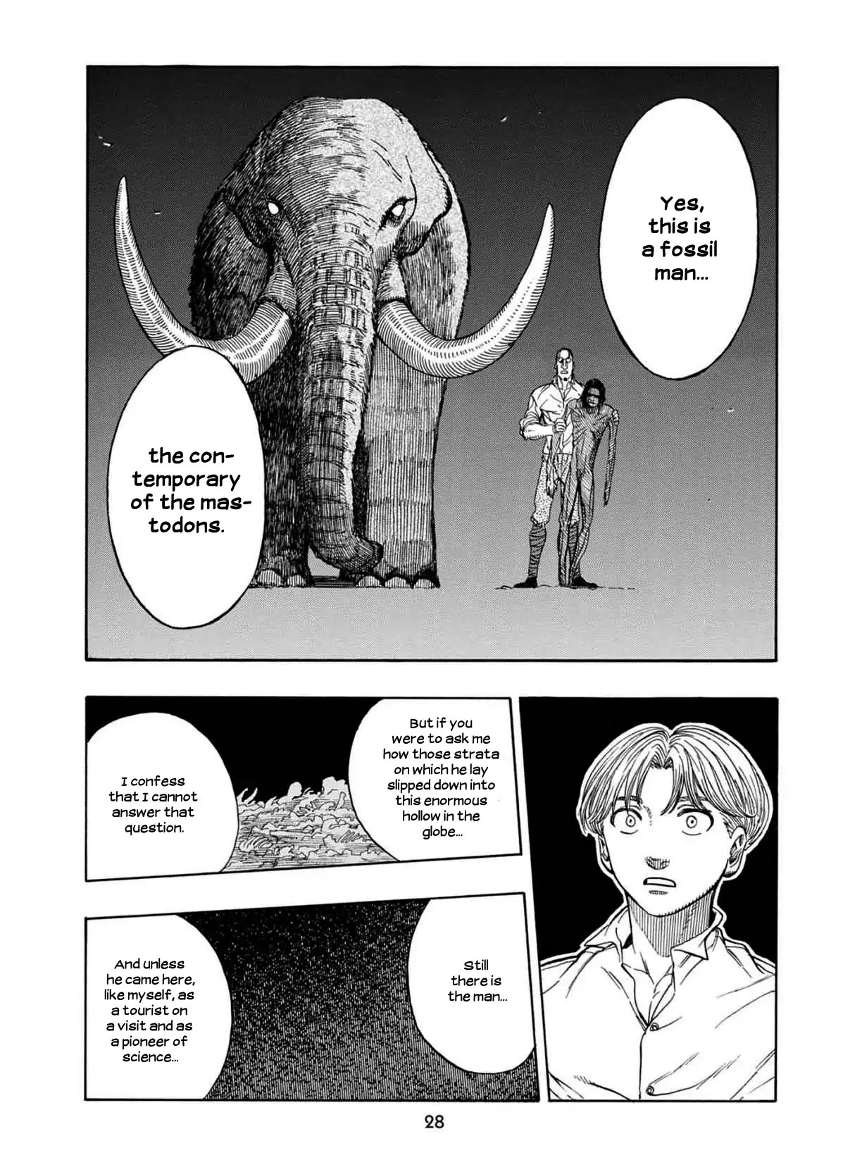 Journey to the Center of the Earth Chapter 19 page 28 - Chapter 19: Discovery After Discovery