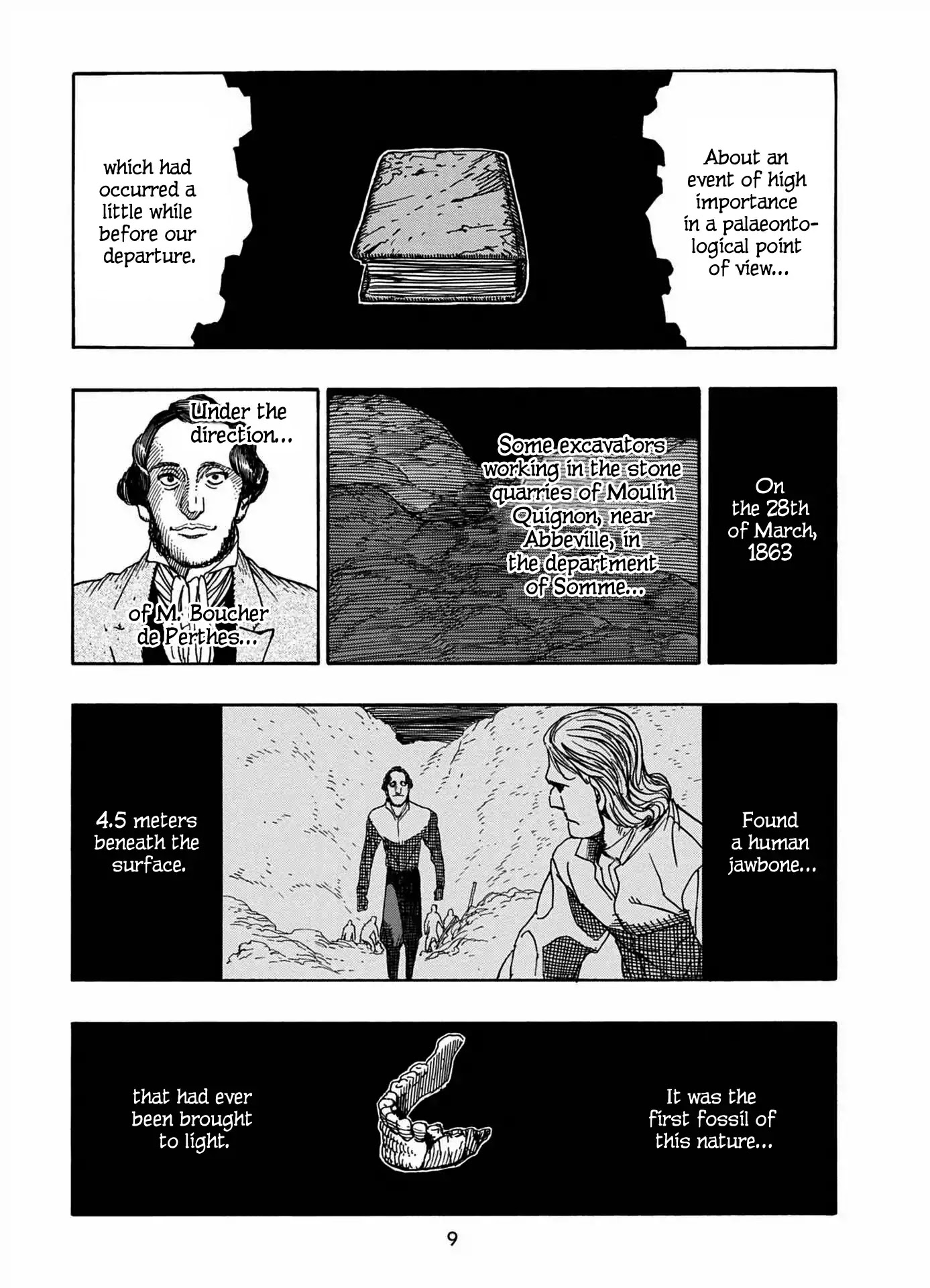 Journey to the Center of the Earth Chapter 19 page 9 - Chapter 19: Discovery After Discovery