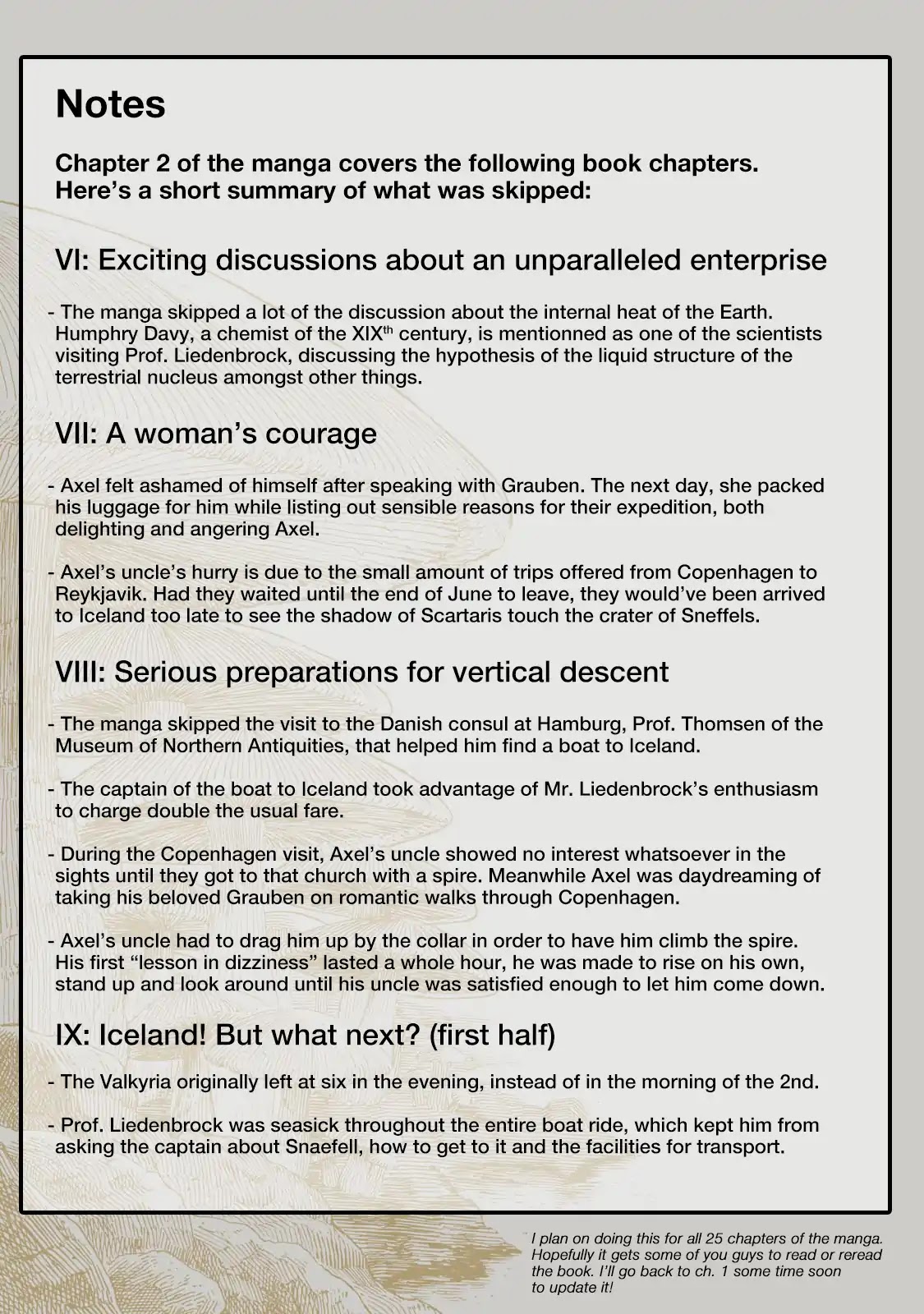 Journey to the Center of the Earth Chapter 2 page 30 - Chapter 2: Departure