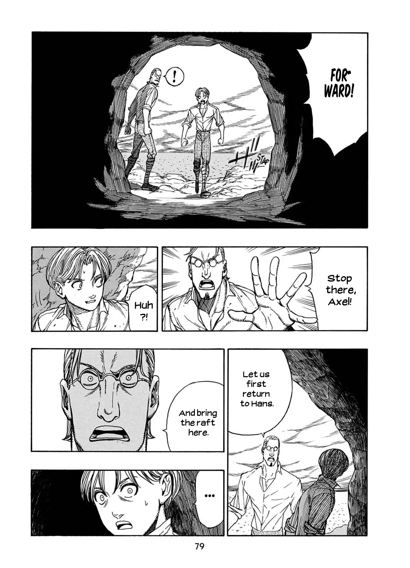 Journey to the Center of the Earth Chapter 21 page 22 - Chapter 21: Mysterious Dagger