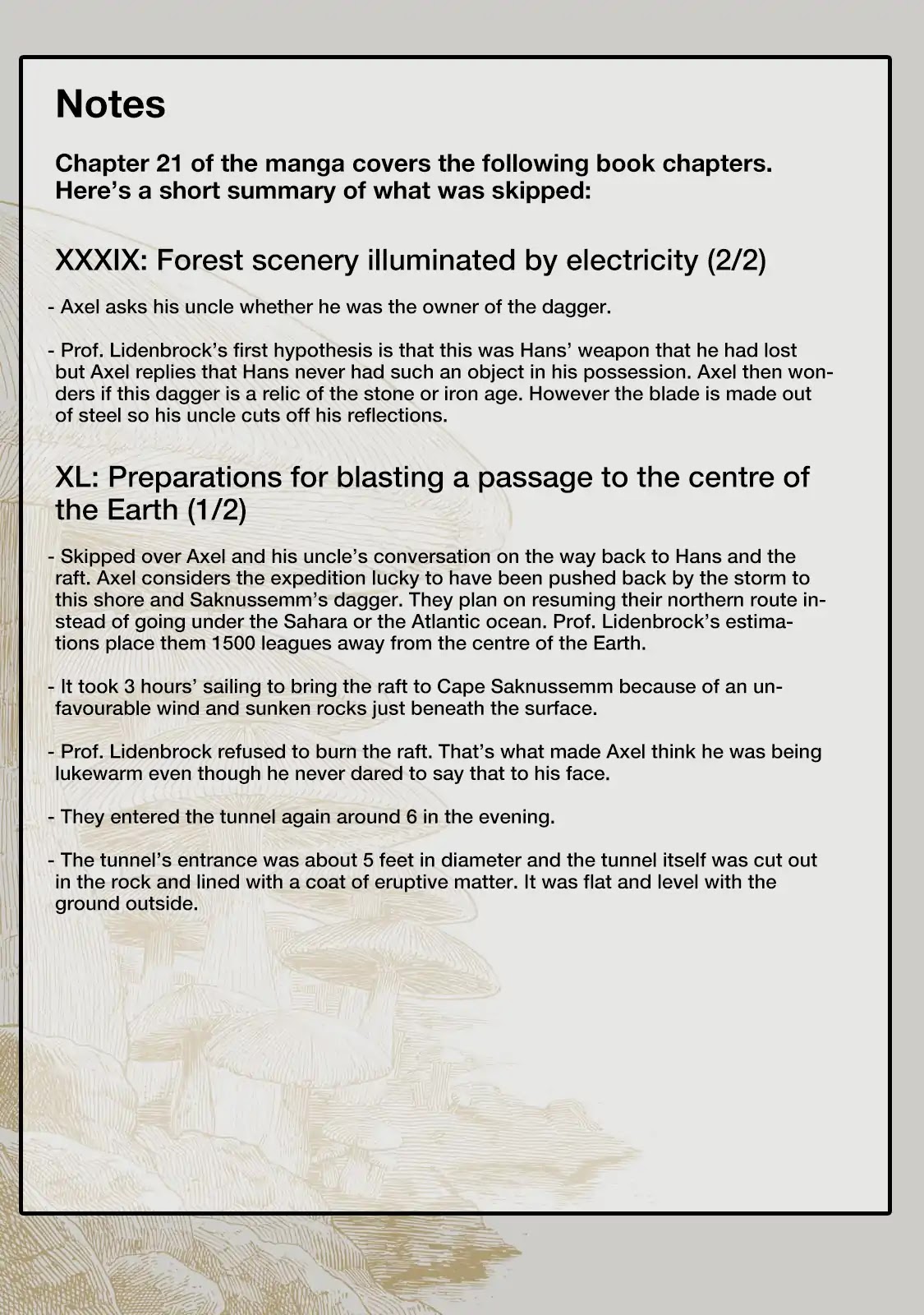 Journey to the Center of the Earth Chapter 21 page 26 - Chapter 21: Mysterious Dagger