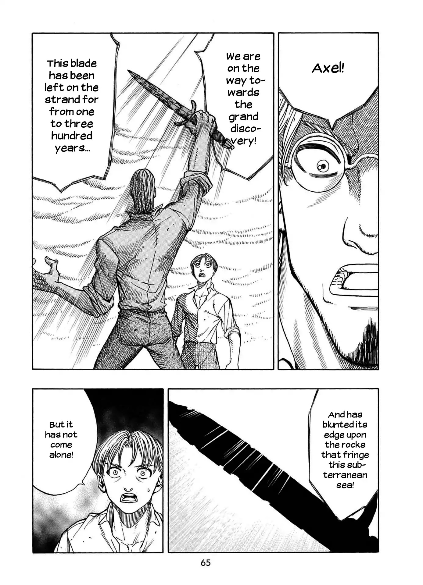 Journey to the Center of the Earth Chapter 21 page 8 - Chapter 21: Mysterious Dagger