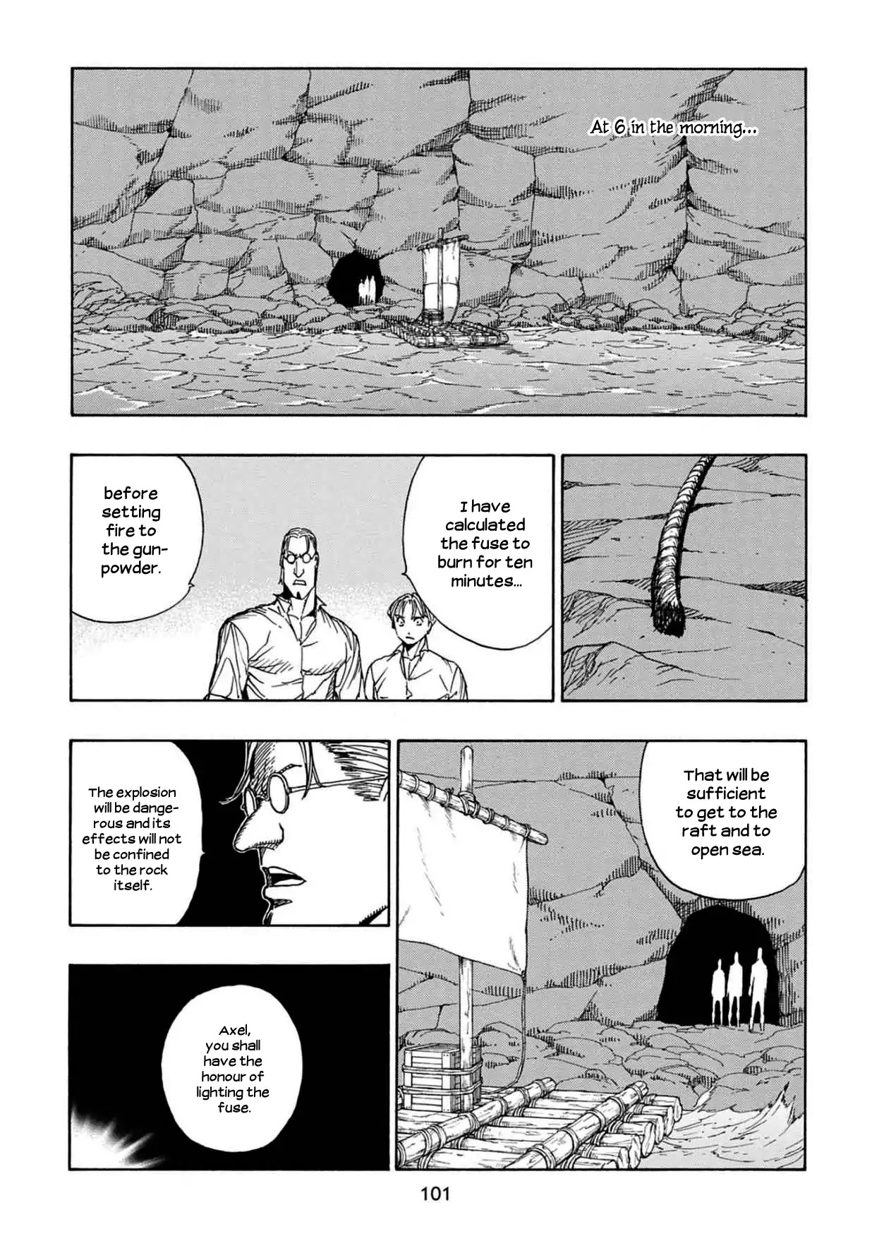 Journey to the Center of the Earth Chapter 22 page 18 - Chapter 22: Beyond the Obstacle