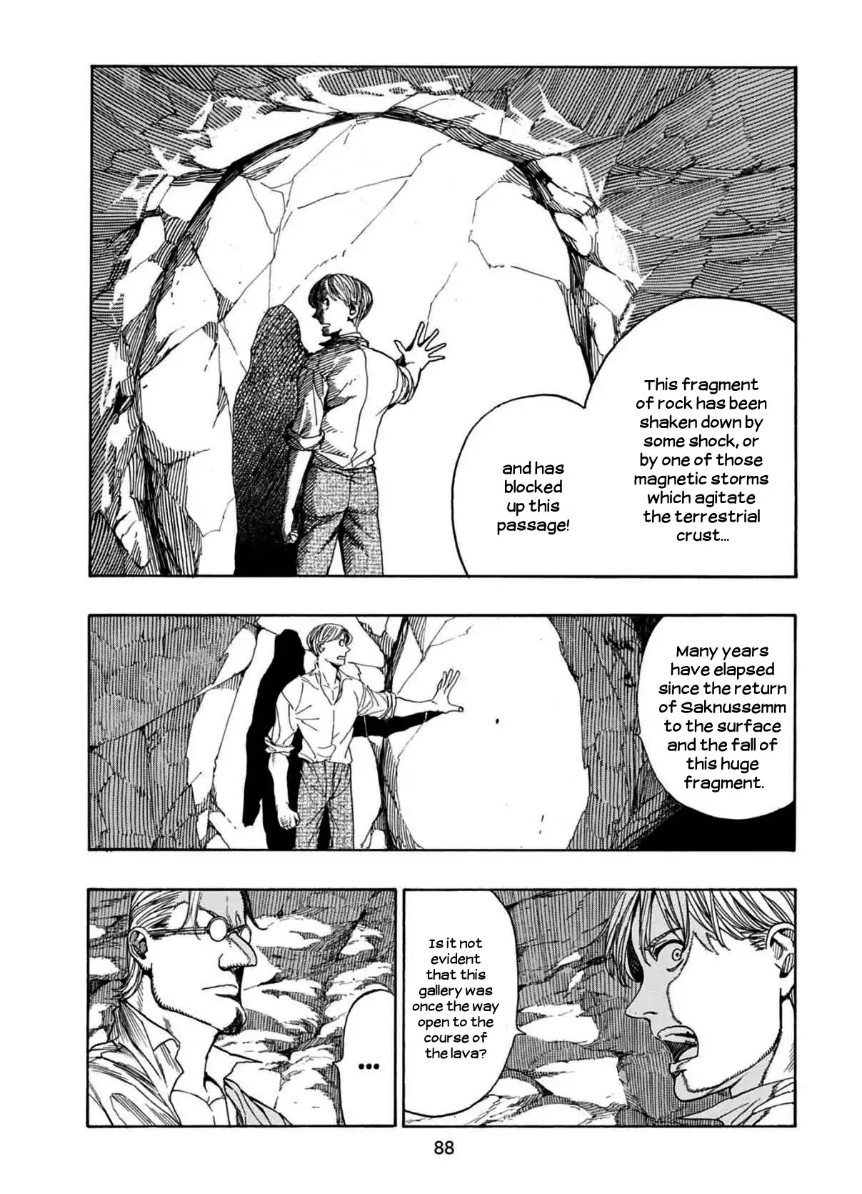 Journey to the Center of the Earth Chapter 22 page 5 - Chapter 22: Beyond the Obstacle