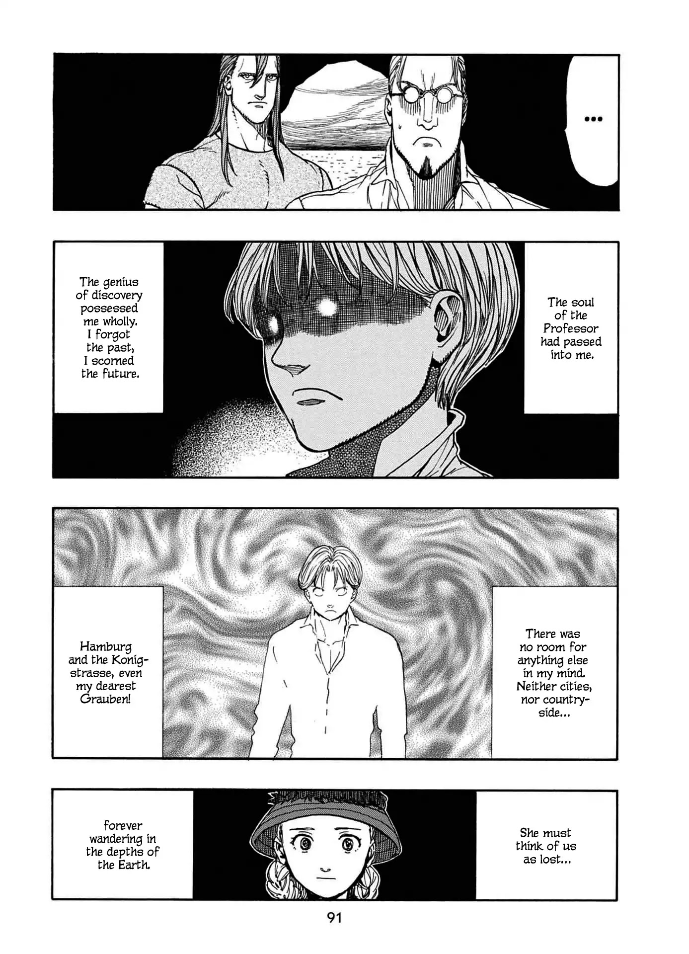 Journey to the Center of the Earth Chapter 22 page 8 - Chapter 22: Beyond the Obstacle