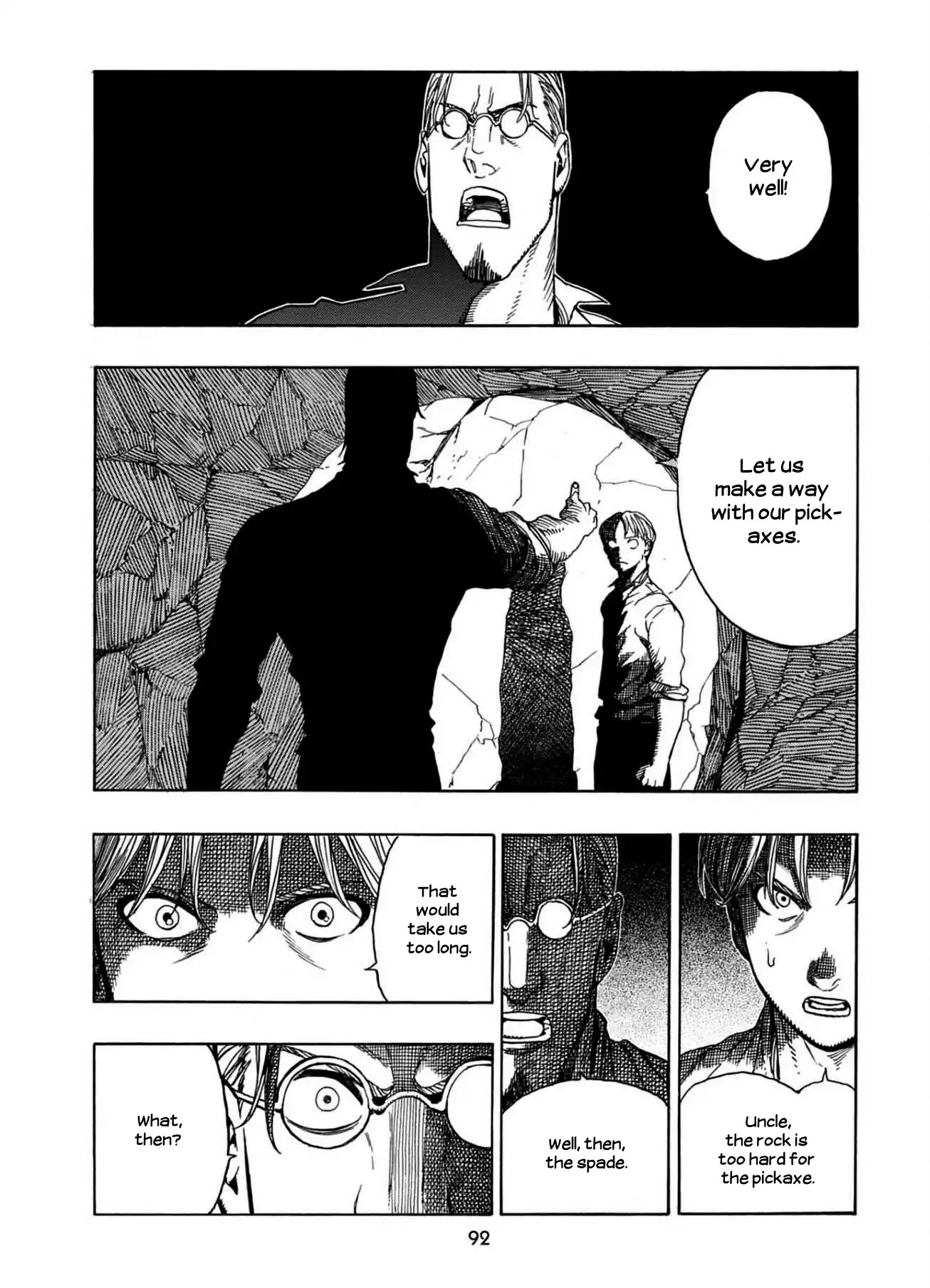 Journey to the Center of the Earth Chapter 22 page 9 - Chapter 22: Beyond the Obstacle