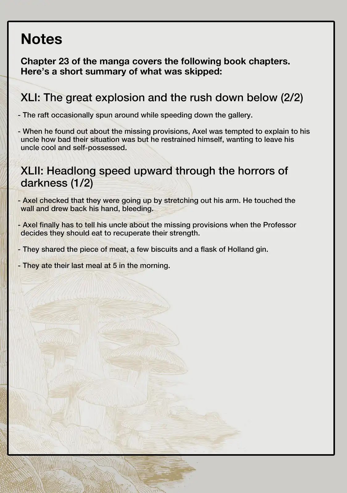 Journey to the Center of the Earth Chapter 23 page 34 - Chapter 23: Last Supper