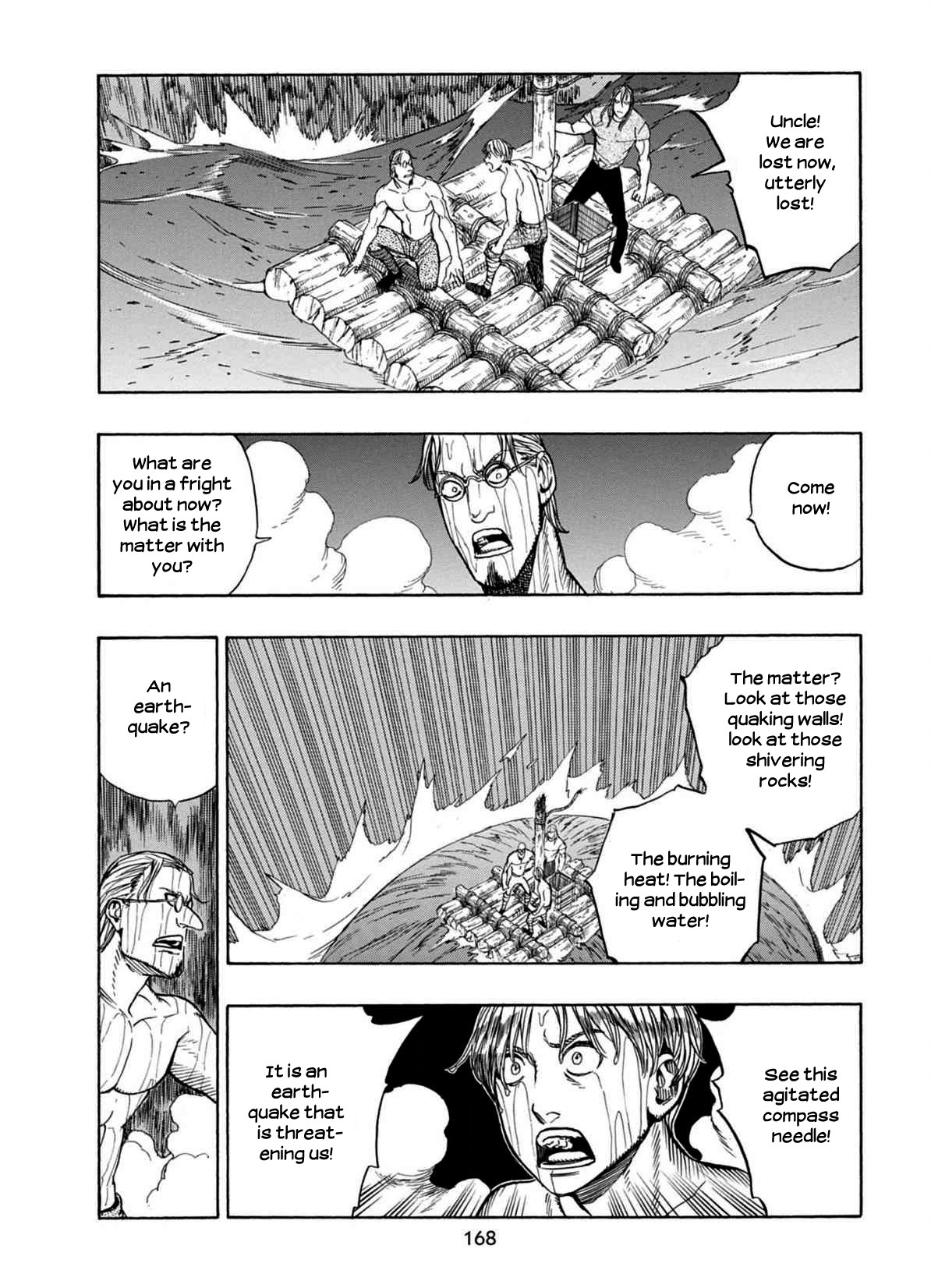 Journey to the Center of the Earth Chapter 24 page 17 - Chapter 24: Lava Road