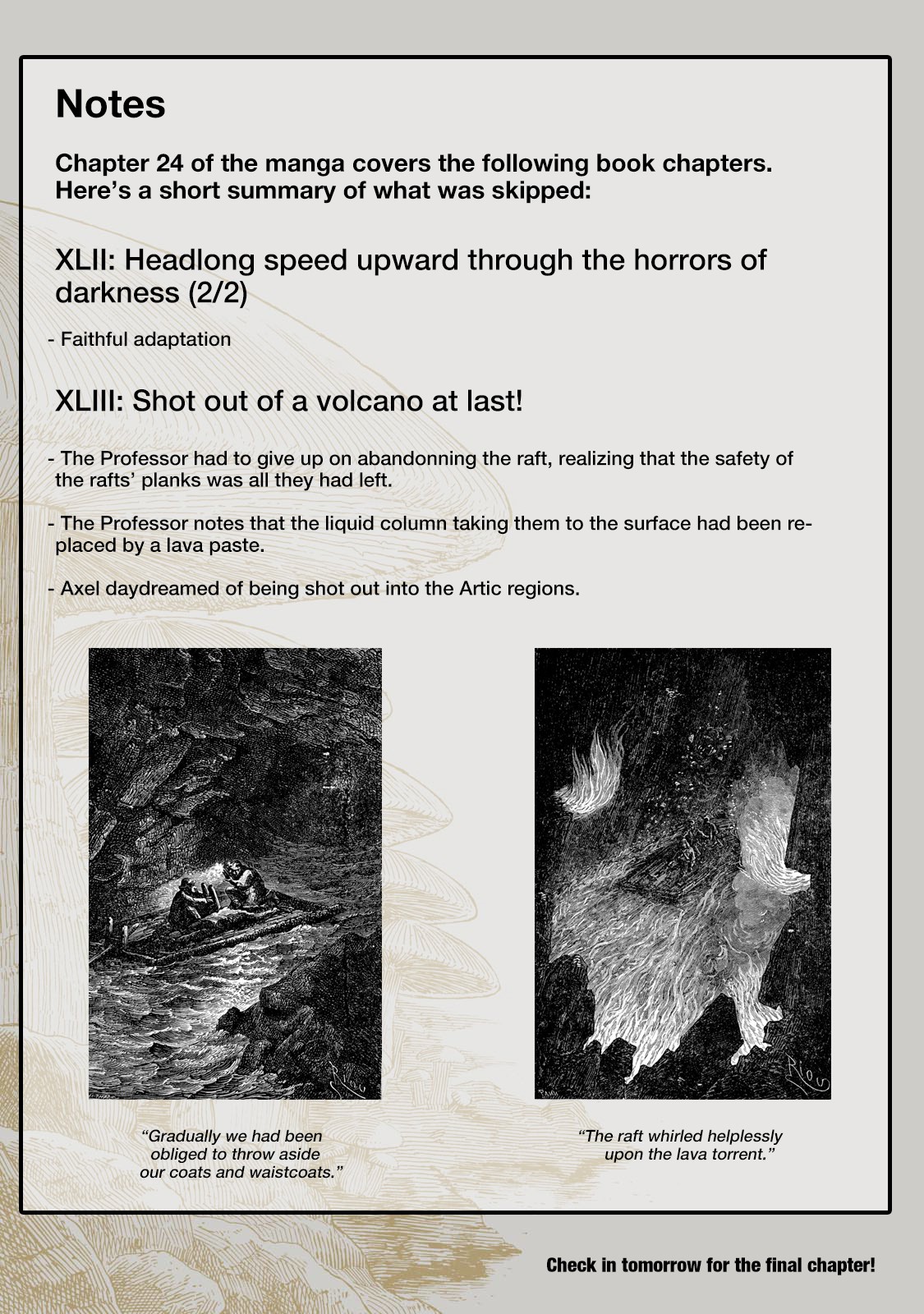 Journey to the Center of the Earth Chapter 24 page 40 - Chapter 24: Lava Road
