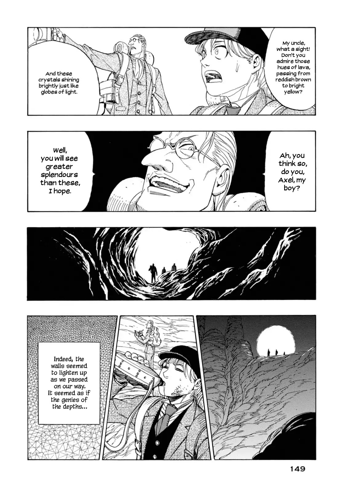 Journey to the Center of the Earth Chapter 4 page 28 - Chapter 4: Descent