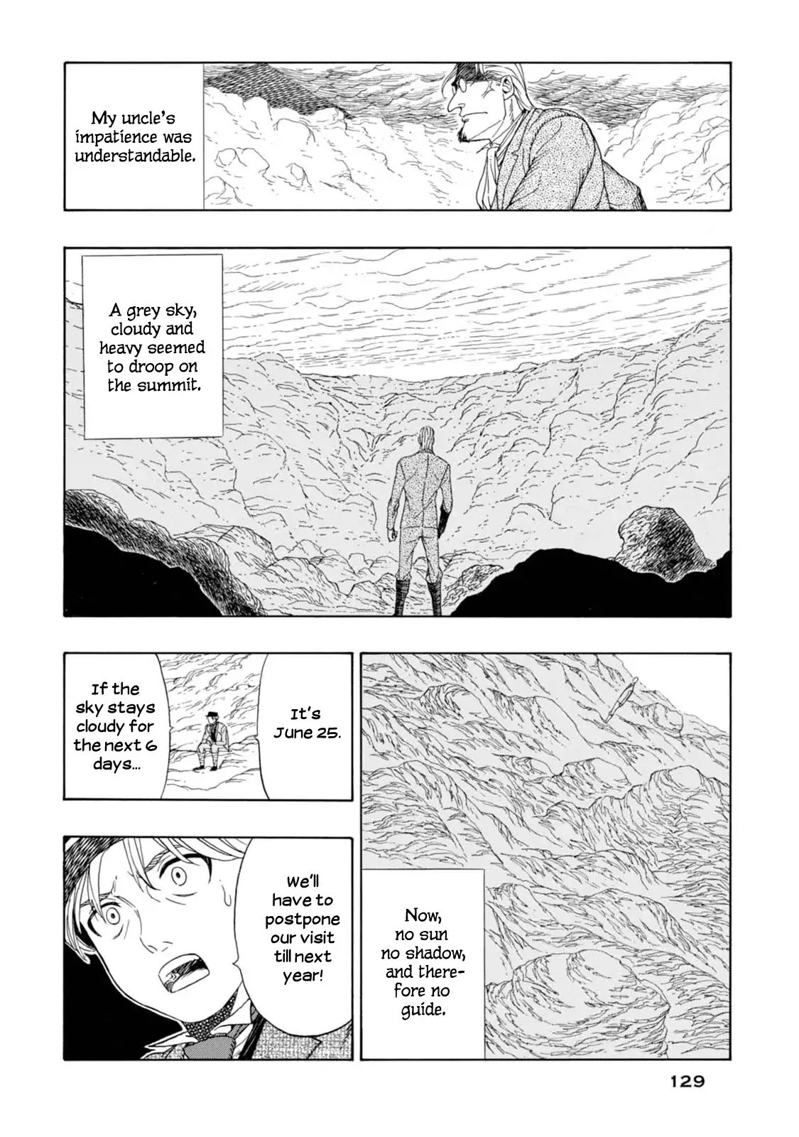 Journey to the Center of the Earth Chapter 4 page 8 - Chapter 4: Descent