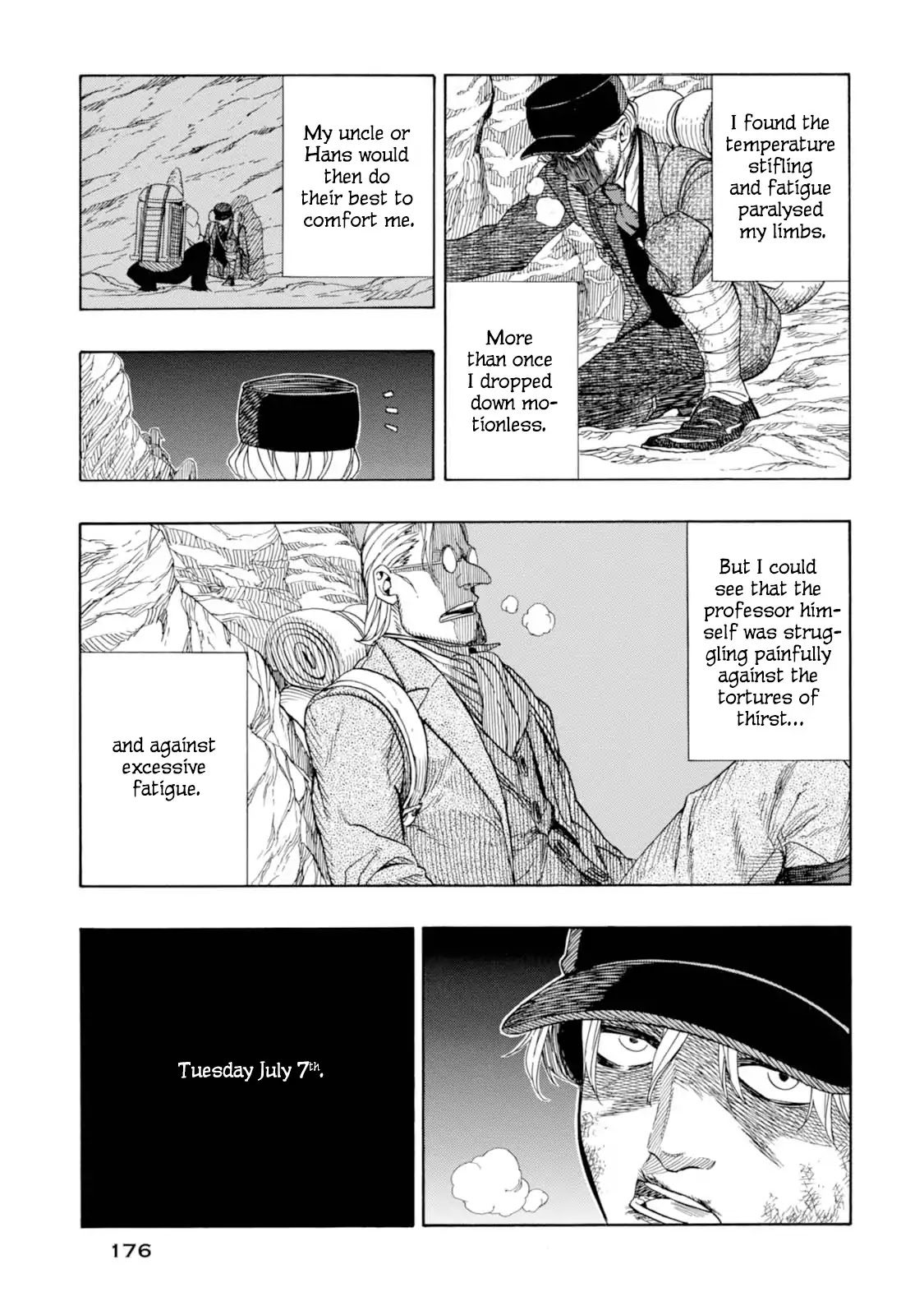 Journey to the Center of the Earth Chapter 5 page 21 - Chapter 5: Dead End