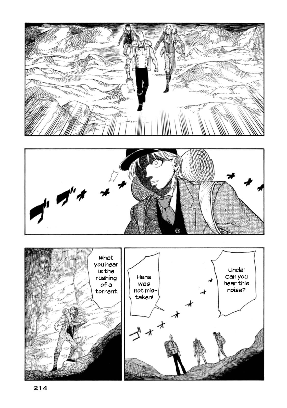 Journey to the Center of the Earth Chapter 6 page 21 - Chapter 6: Lifesaving Spring