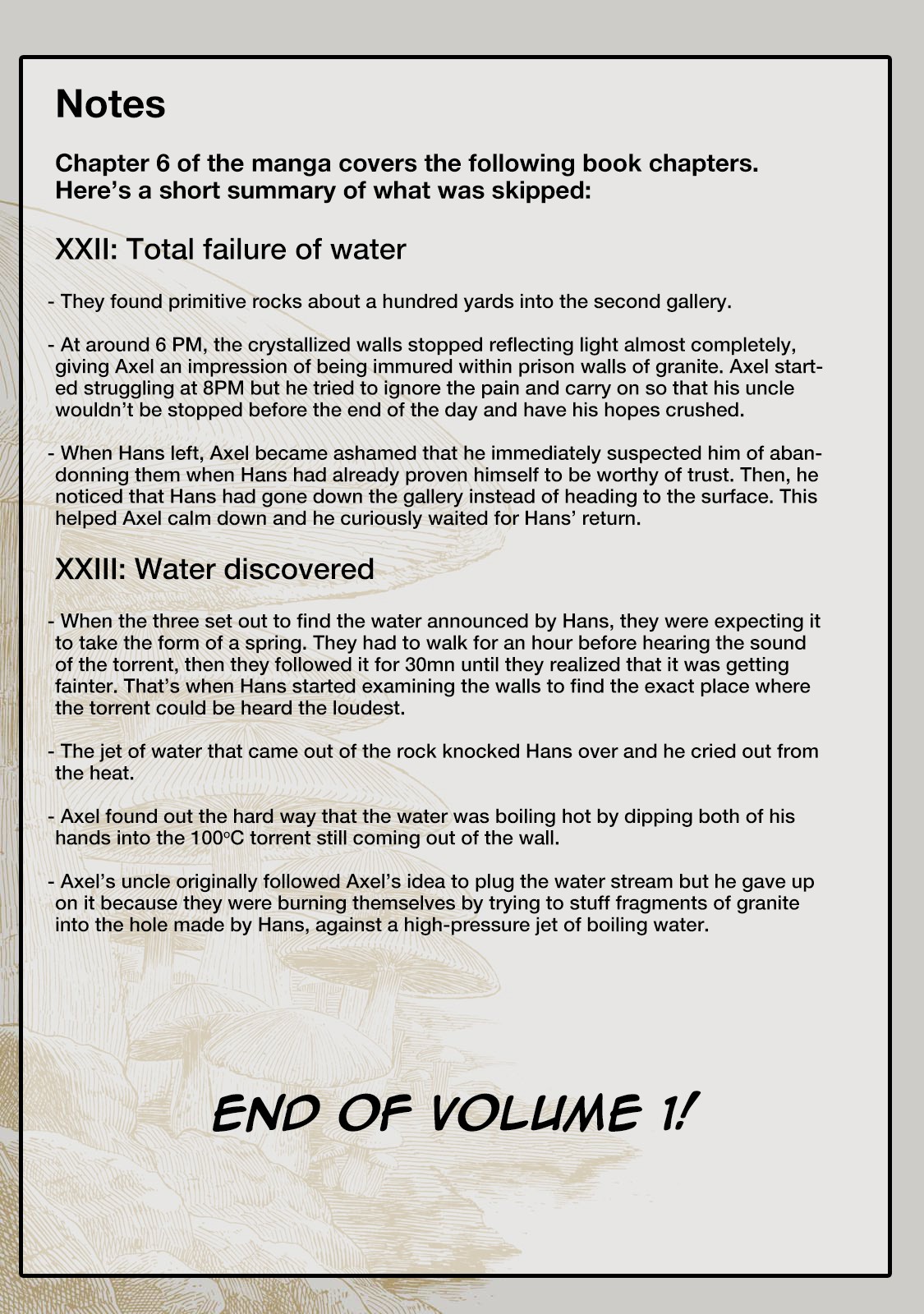 Journey to the Center of the Earth Chapter 6 page 35 - Chapter 6: Lifesaving Spring