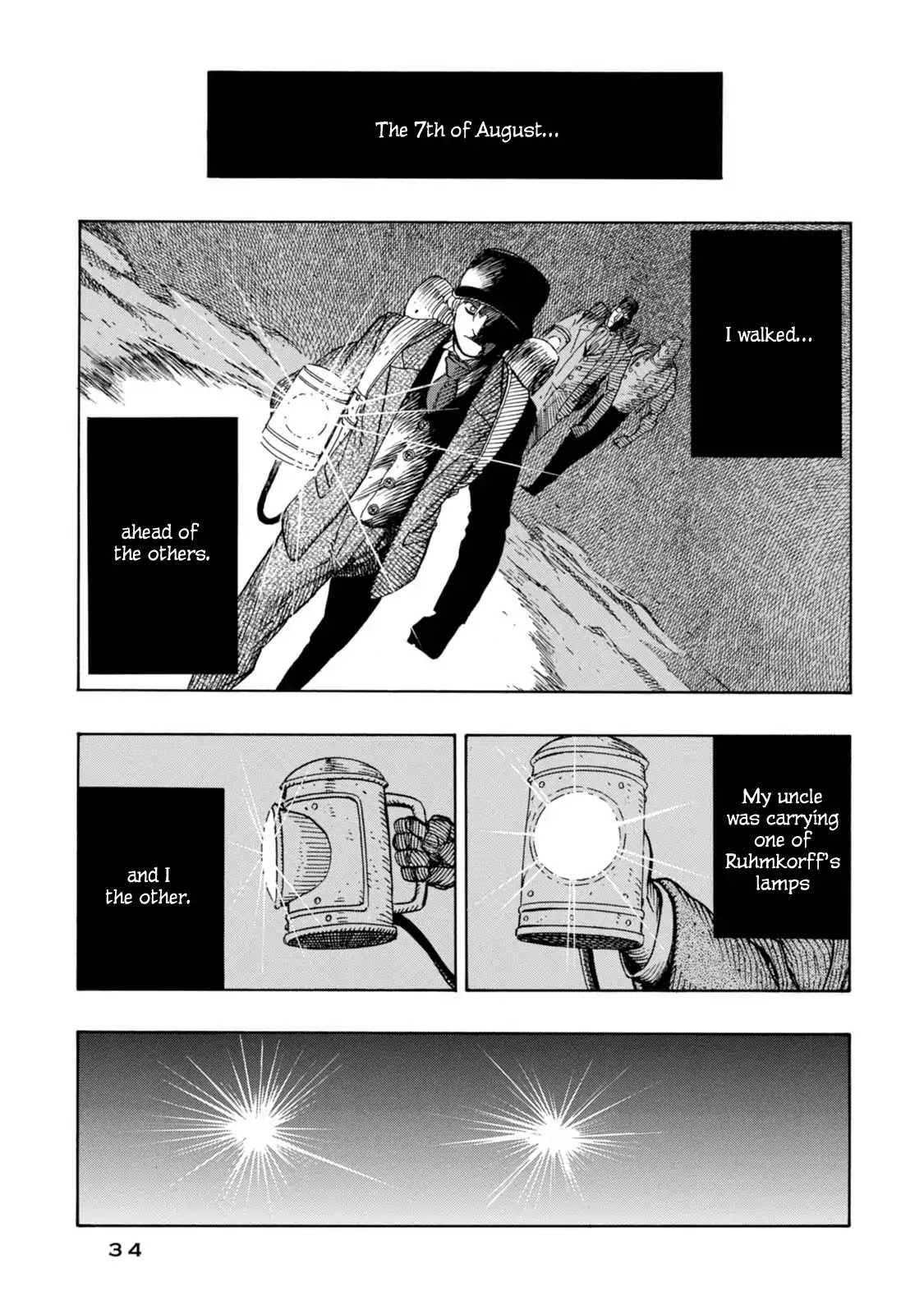 Journey to the Center of the Earth Chapter 7 page 33 - Chapter 7: Buried Alive