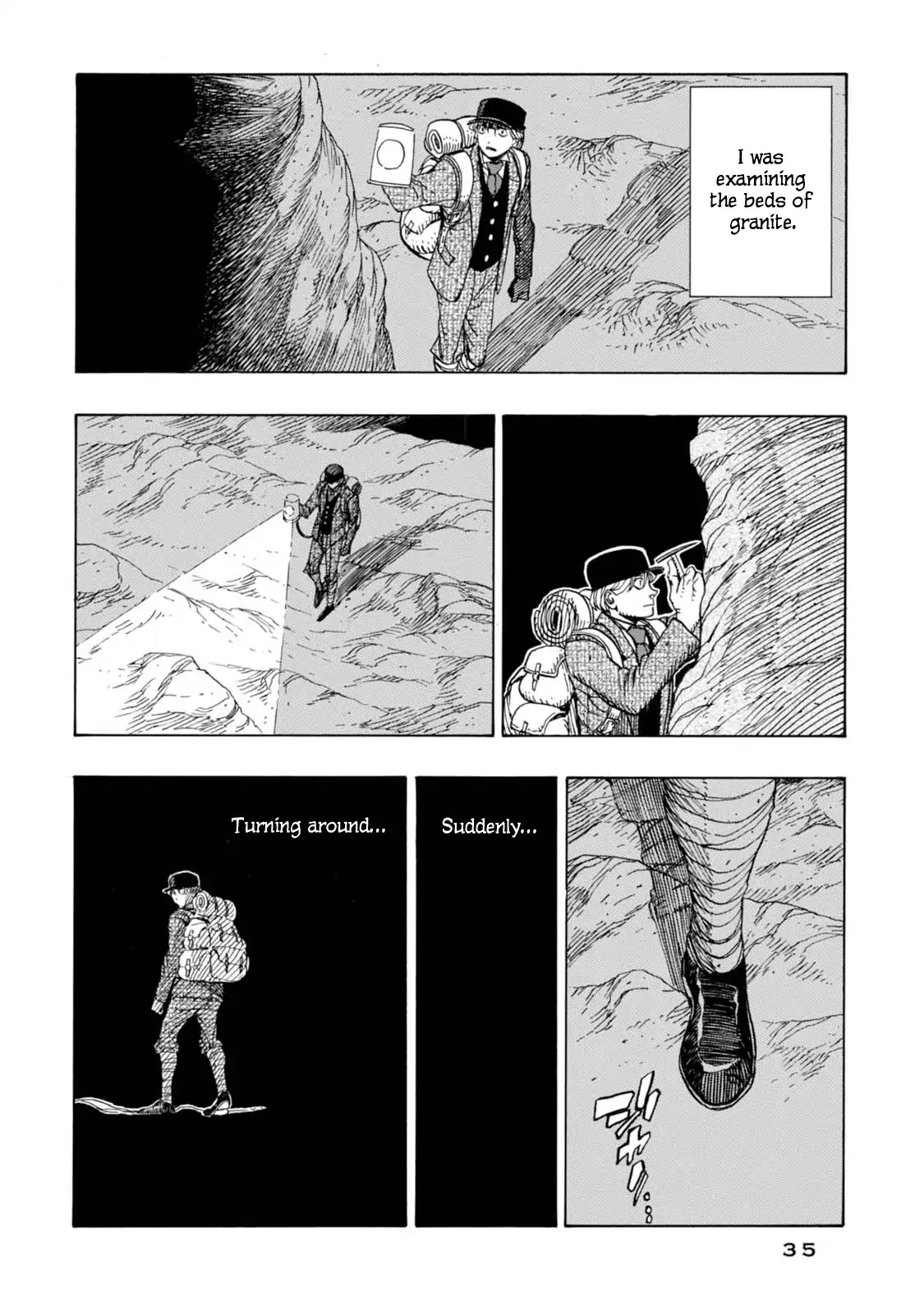 Journey to the Center of the Earth Chapter 7 page 34 - Chapter 7: Buried Alive
