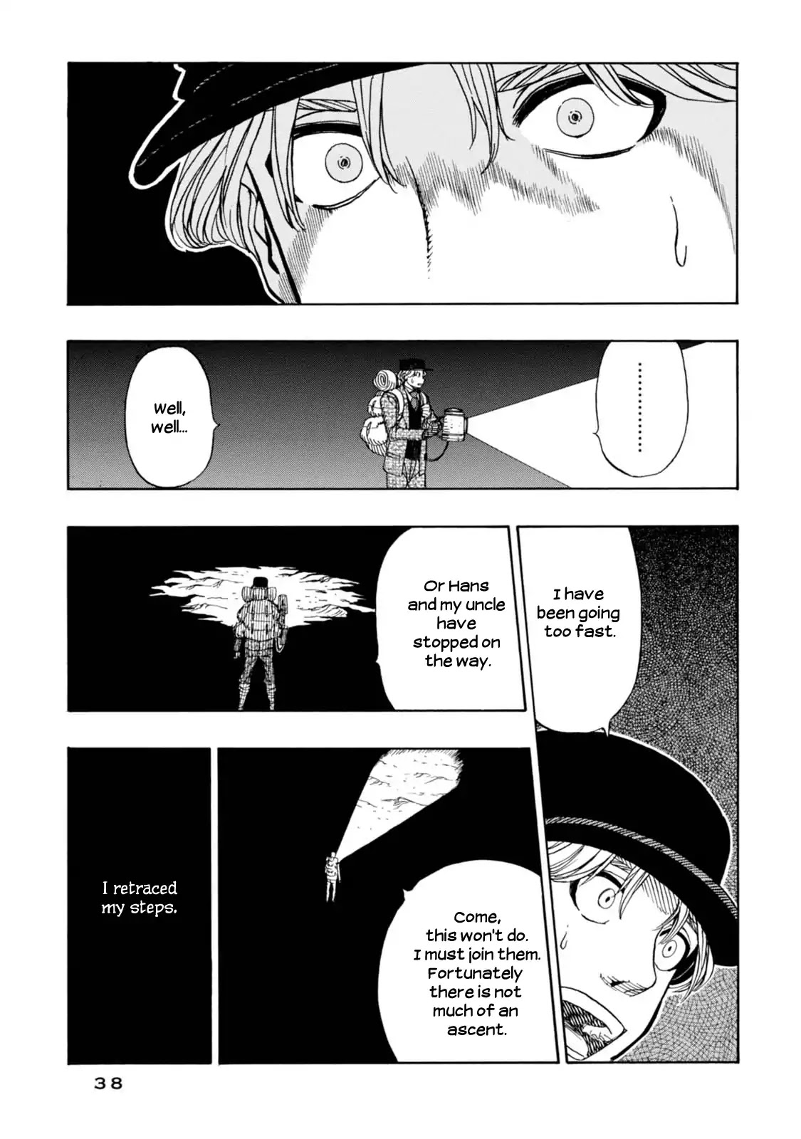 Journey to the Center of the Earth Chapter 7 page 36 - Chapter 7: Buried Alive