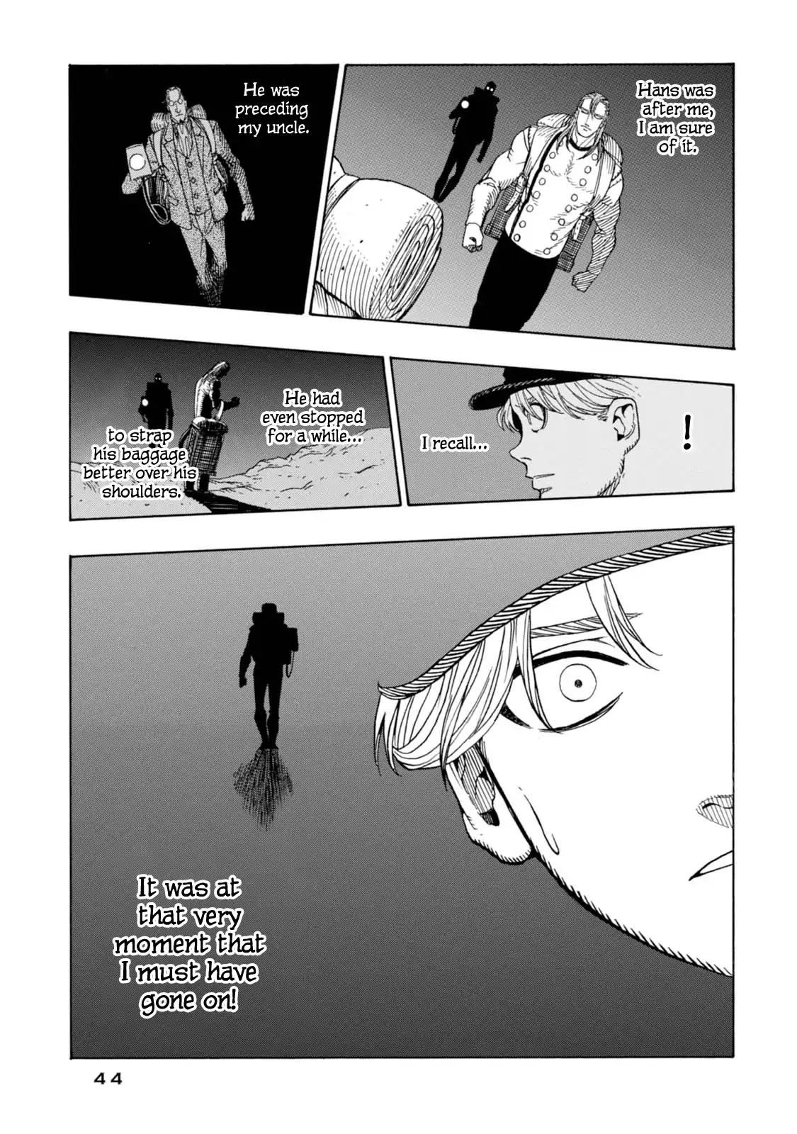 Journey to the Center of the Earth Chapter 7 page 42 - Chapter 7: Buried Alive