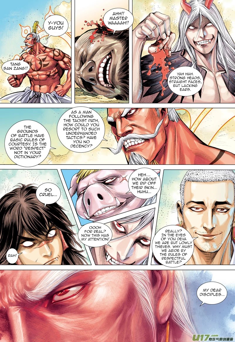 Journey to the West Chapter 25 page 22 - Chapter 25: The King of Sand Enters the War