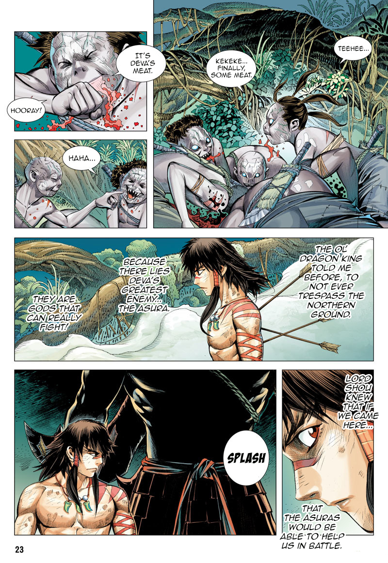 Journey to the West Chapter 4 page 24 - Chapter 4: The Legend of the White Wolf's Beginnings: Bai Lang Returning Sutra