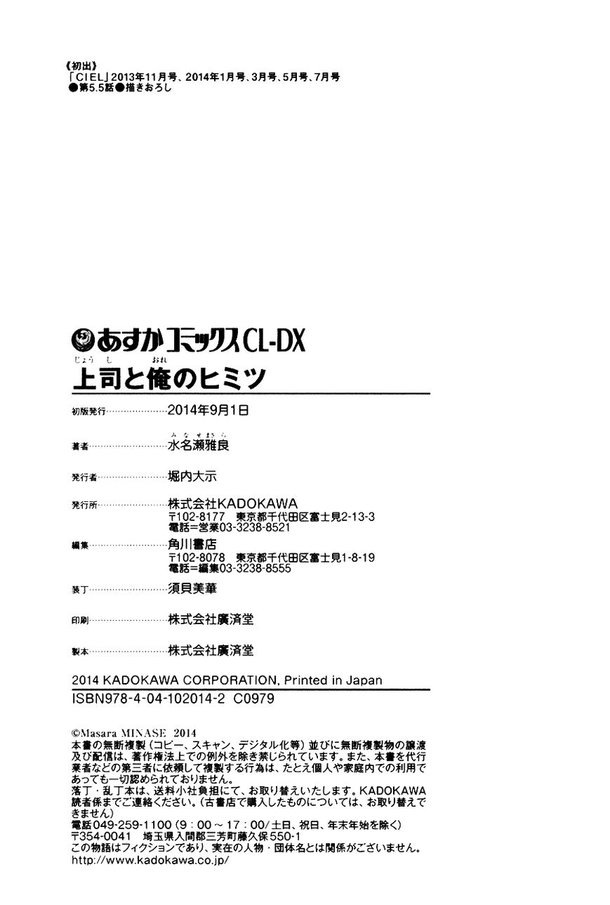 Joushi to Ore no Himitsu Chapter 5.1 page 8 - Chapter 5.1