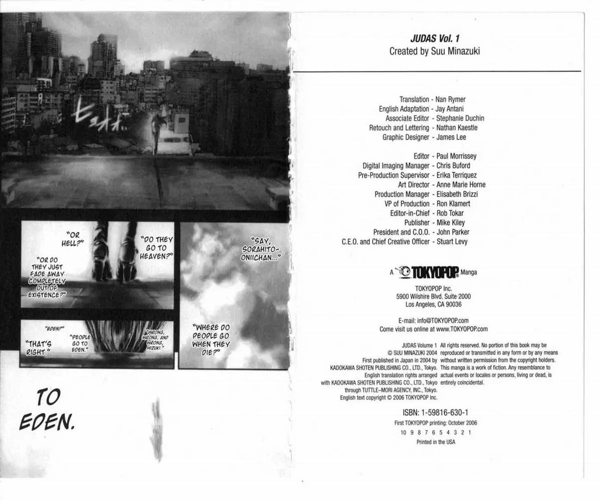 Judas Chapter 1 page 3 - Chapter 1