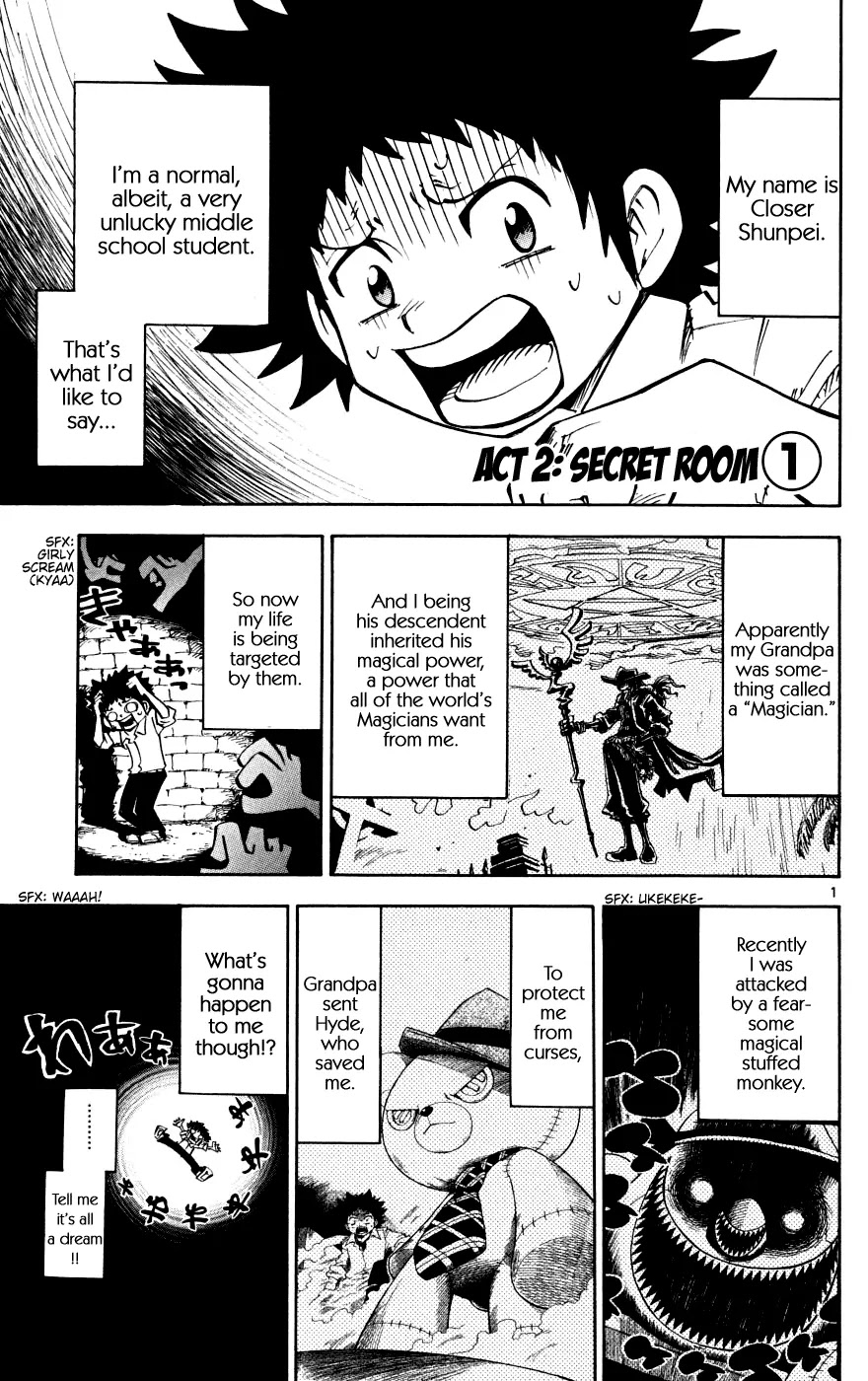 Juhou Kaikin!! Hyde & Closer Chapter 2 page 1 - Chapter 2: Secret Room (1)