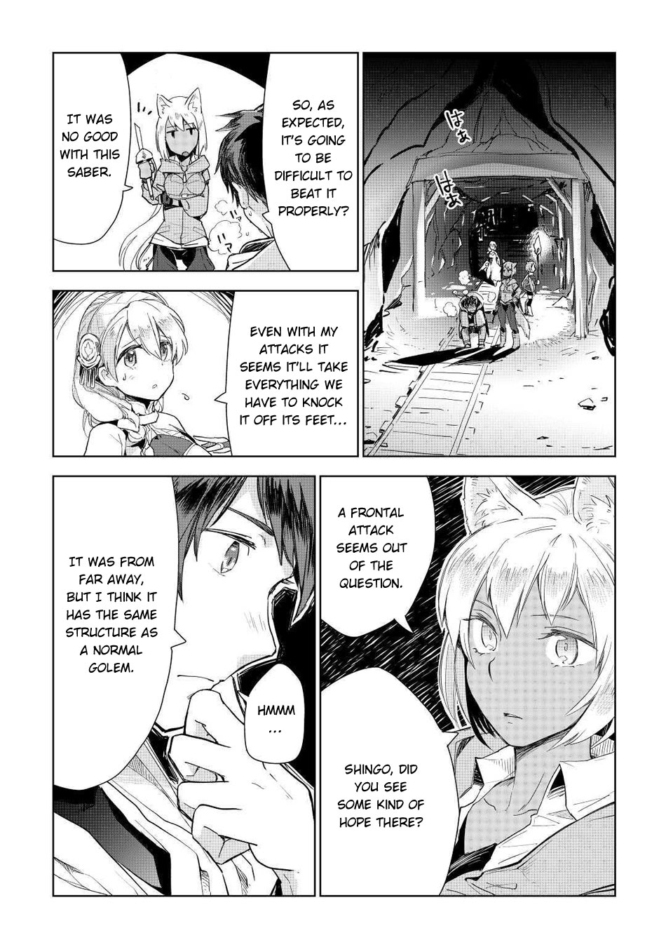 Jui-san no Oshigoto in Isekai Chapter 47 page 22 - Chapter 47: The Silver Golem