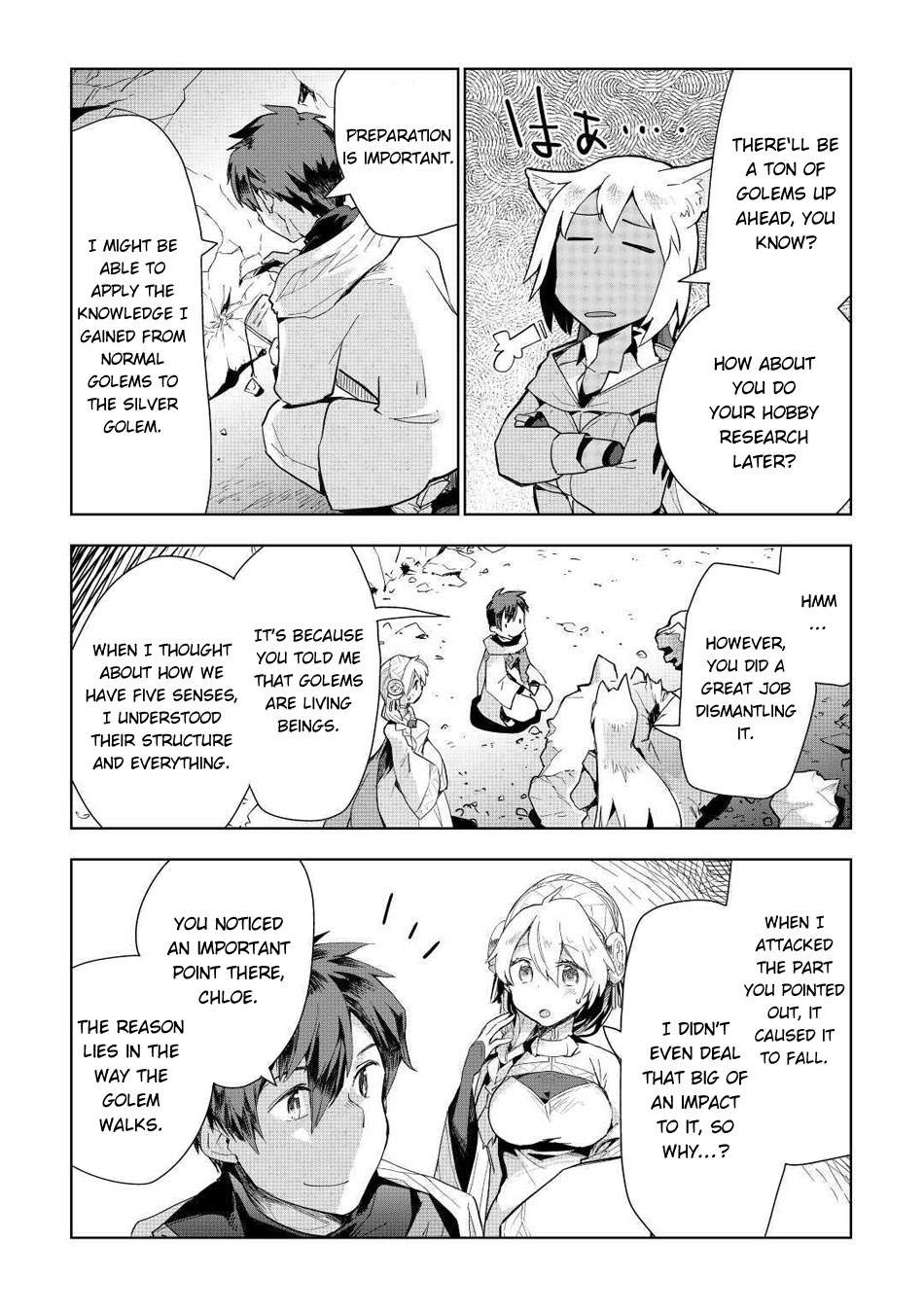 Jui-san no Oshigoto in Isekai Chapter 47 page 3 - Chapter 47: The Silver Golem