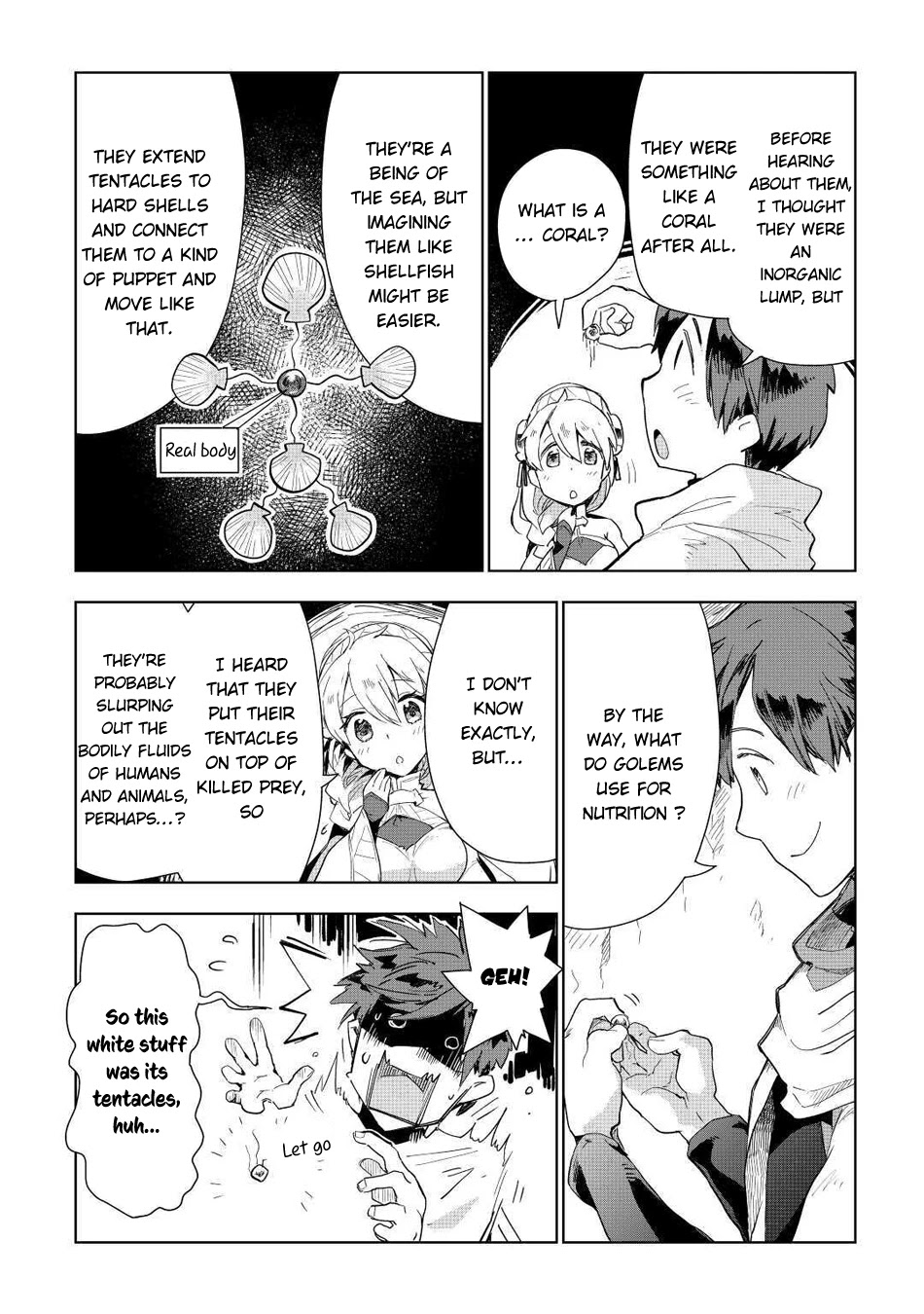 Jui-san no Oshigoto in Isekai Chapter 47 page 5 - Chapter 47: The Silver Golem
