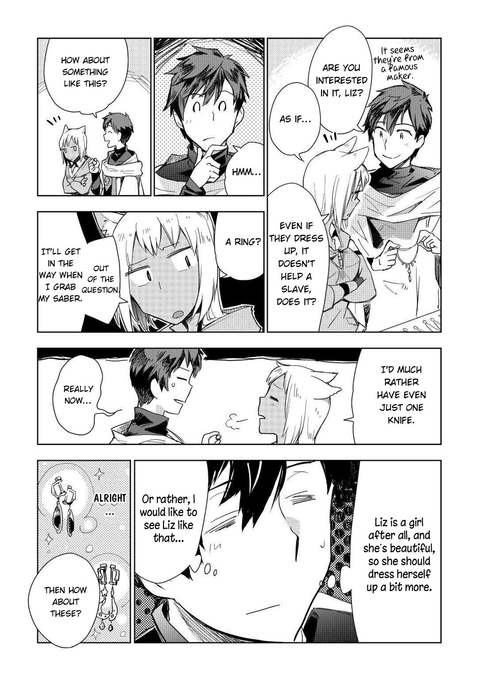 Jui-san no Oshigoto in Isekai Chapter 48 page 13 - Chapter 48: Liz's Feelings