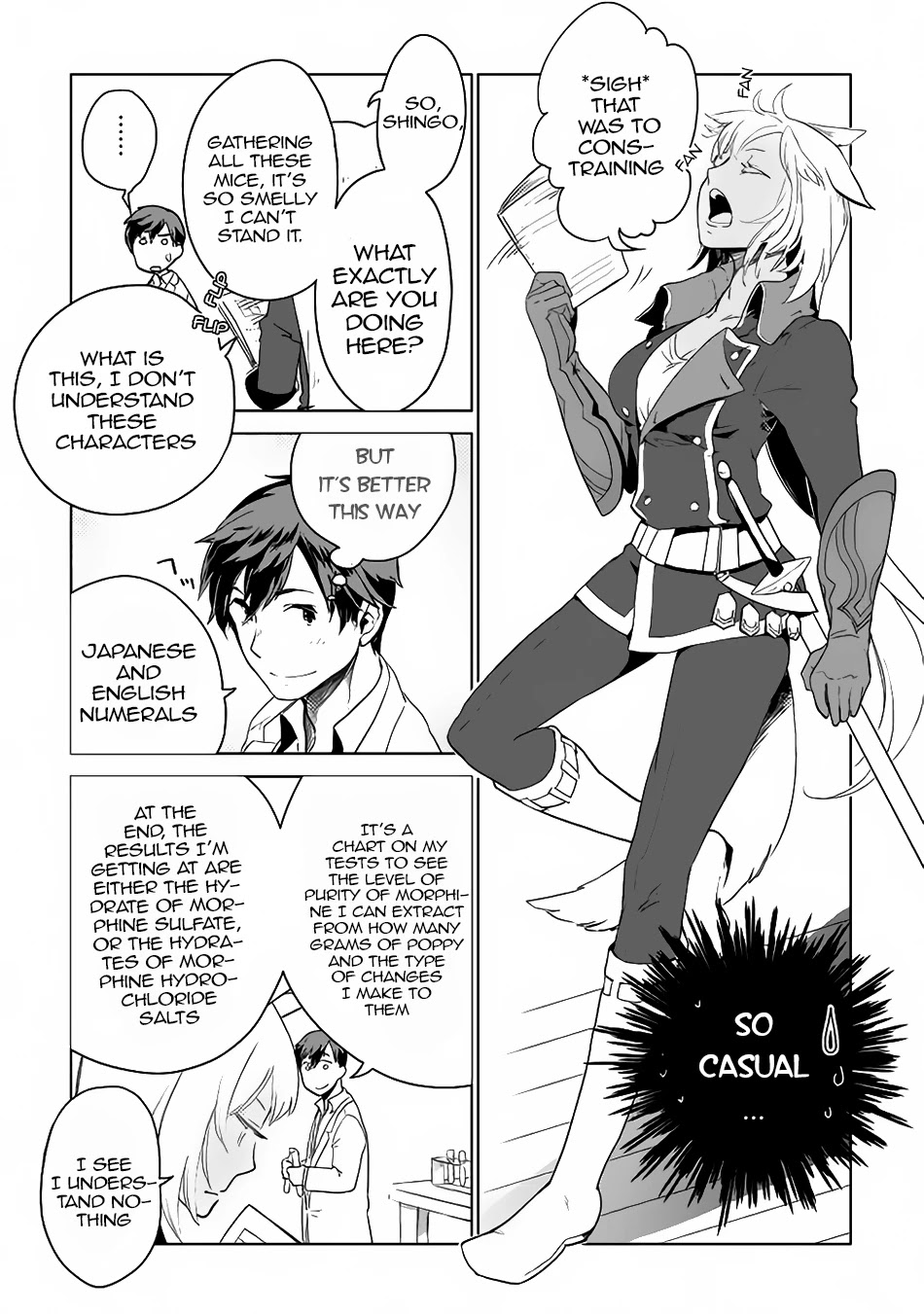 Jui-san no Oshigoto in Isekai Chapter 5 page 4 - Chapter 5