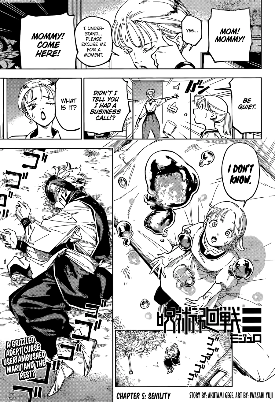 Jujutsu Kaisen Modulo Chapter 5 page 1 - Chapter 5: Senility