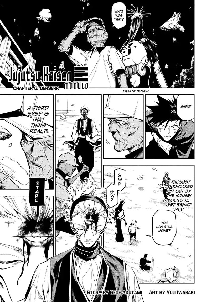 Jujutsu Kaisen Modulo Chapter 6 page 1 - Chapter 6: Berserk