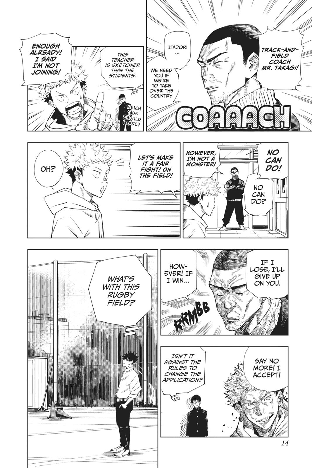 Jujutsu Kaisen Chapter 1 page 14 - Chapter 1: Ryomen Sukuna