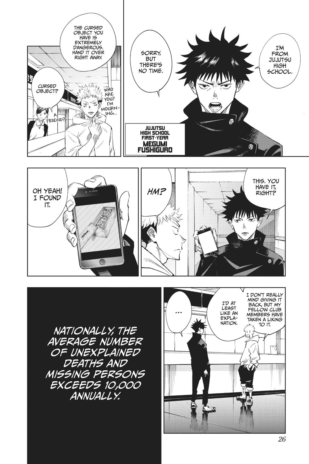 Jujutsu Kaisen Chapter 1 page 26 - Chapter 1: Ryomen Sukuna