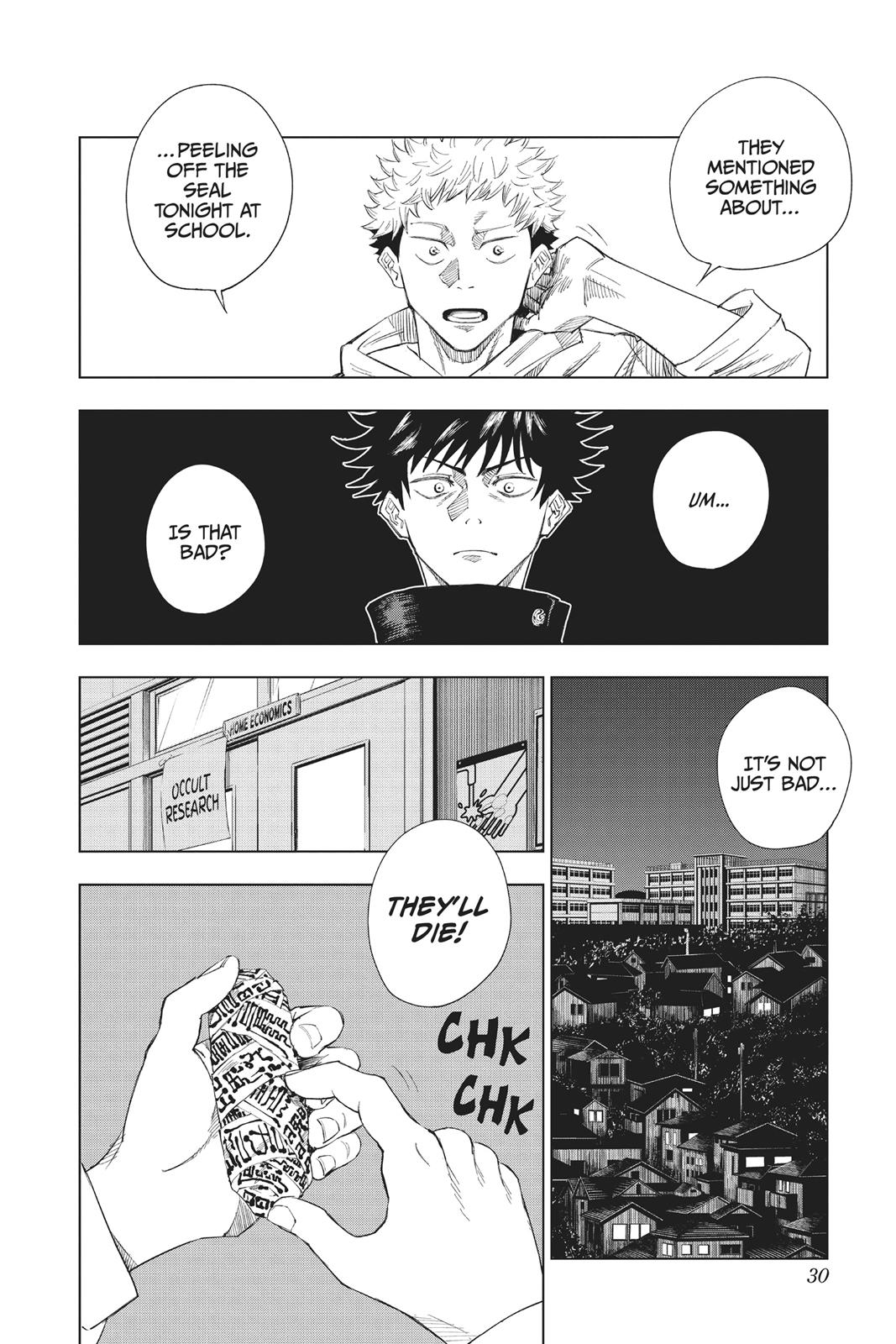 Jujutsu Kaisen Chapter 1 page 30 - Chapter 1: Ryomen Sukuna