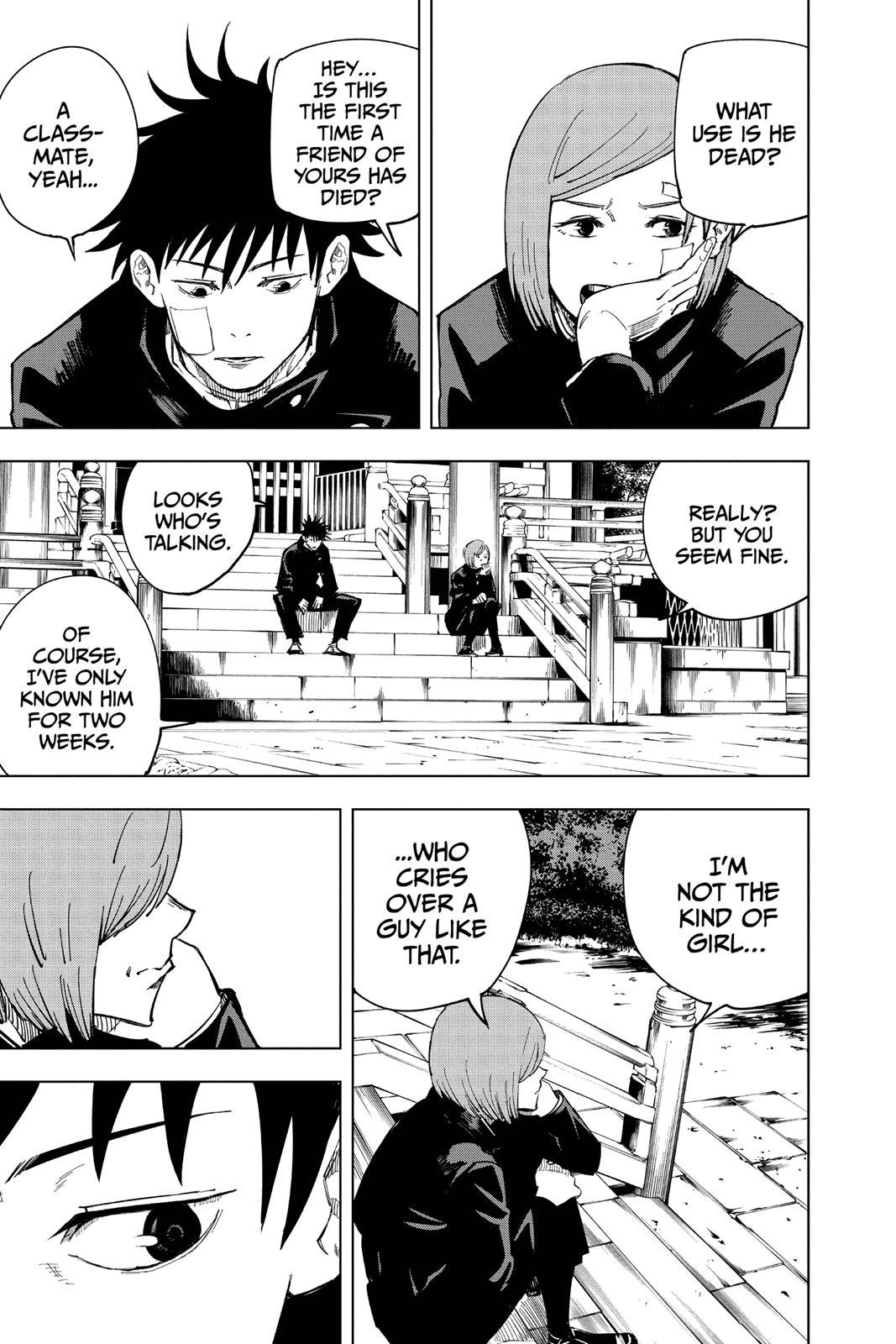 Jujutsu Kaisen Chapter 10 page 7 - Chapter 10: After the Rain