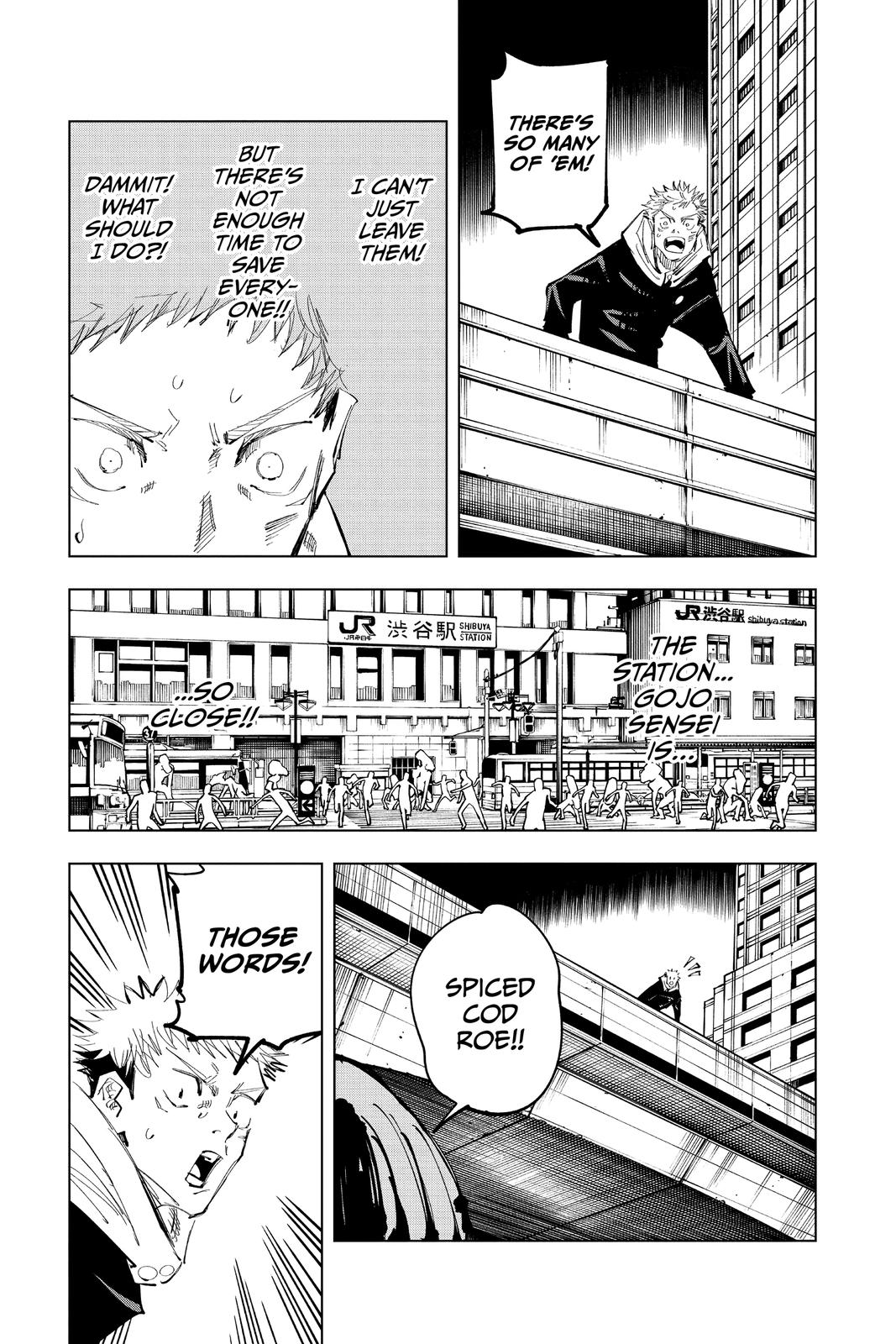 Jujutsu Kaisen Chapter 100 page 19 - Chapter 100: The Shibuya Incident, Part 18