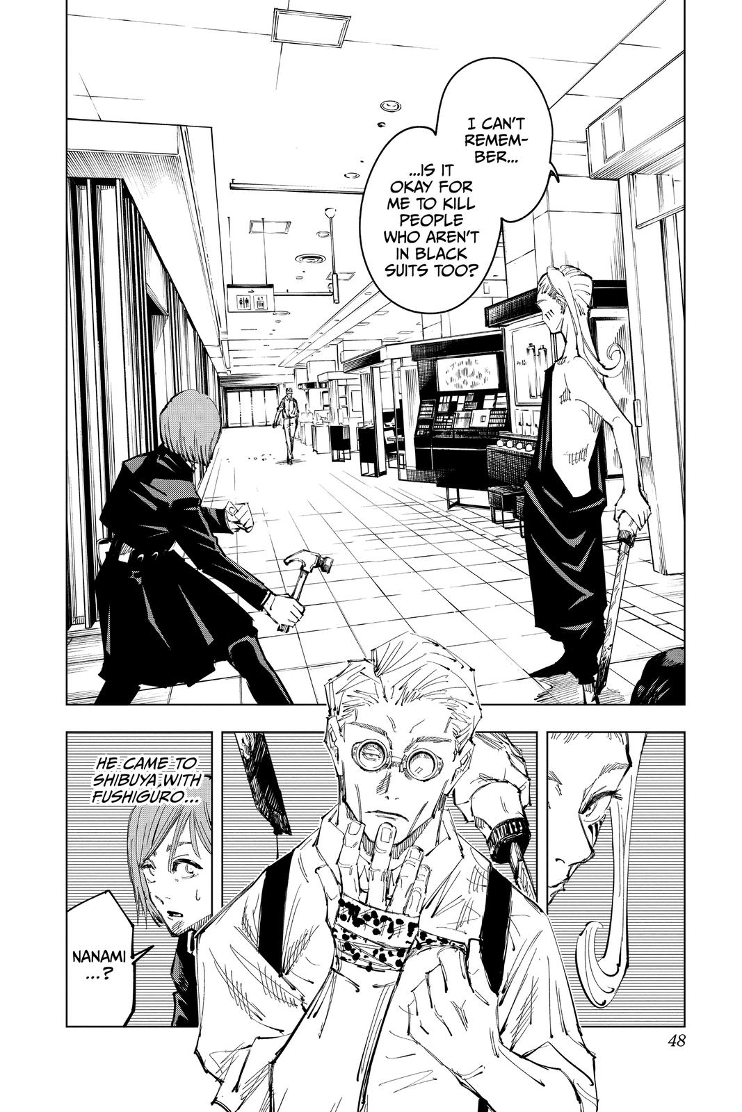 Jujutsu Kaisen Chapter 100 page 2 - Chapter 100: The Shibuya Incident, Part 18