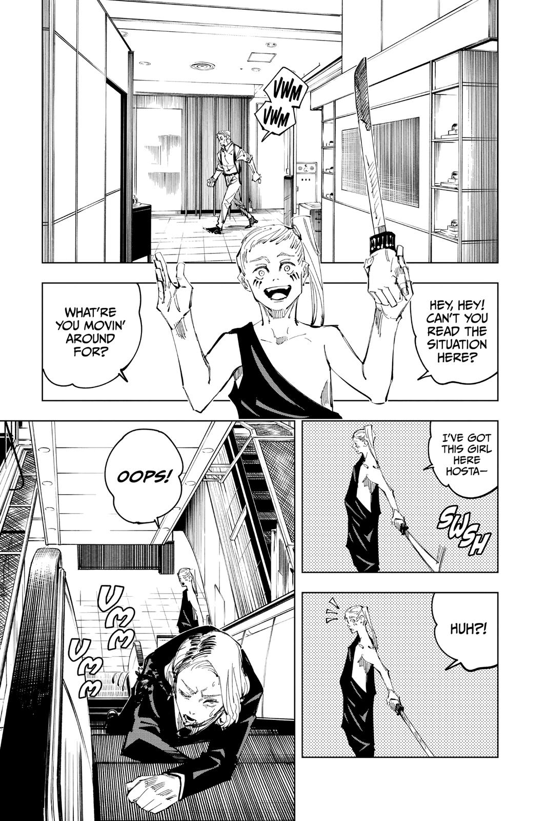 Jujutsu Kaisen Chapter 100 page 3 - Chapter 100: The Shibuya Incident, Part 18