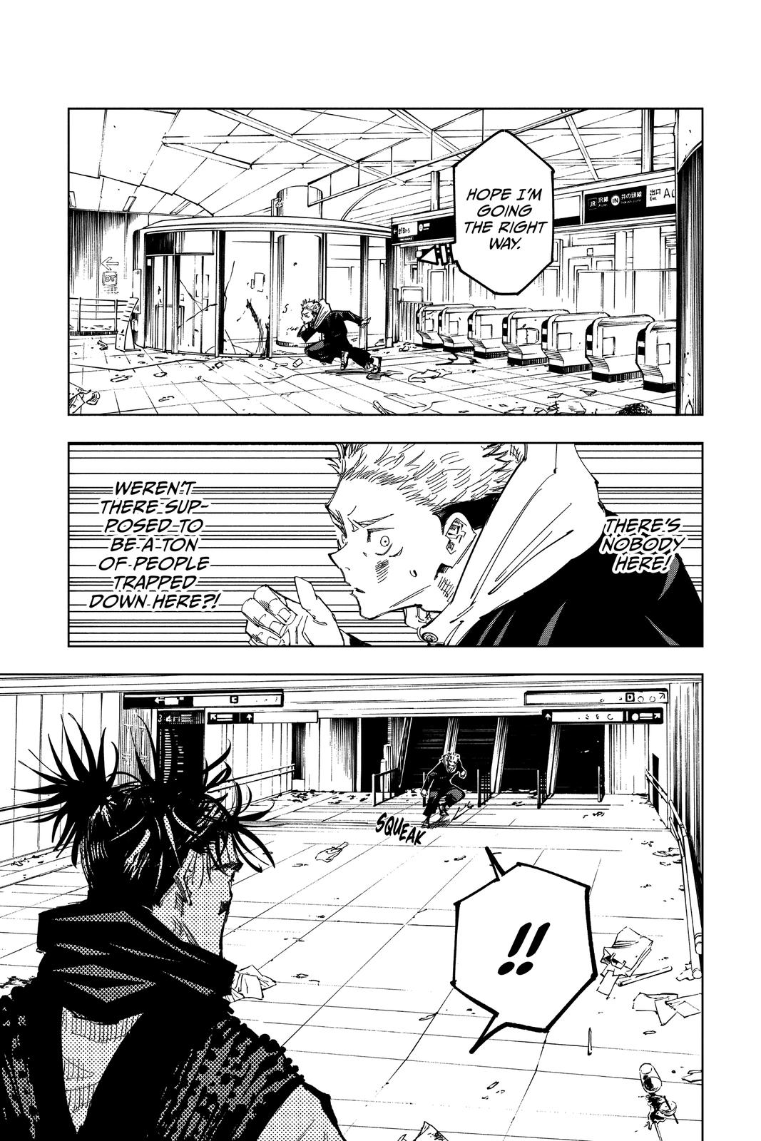 Jujutsu Kaisen Chapter 101 page 10 - Chapter 101: The Shibuya Incident, Part 19