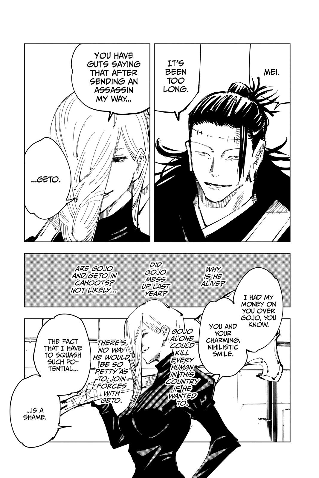 Jujutsu Kaisen Chapter 101 page 3 - Chapter 101: The Shibuya Incident, Part 19