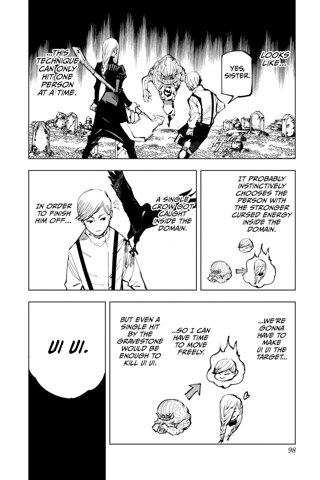 Jujutsu Kaisen Chapter 102 page 10 - Chapter 102: The Shibuya Incident, Part 20