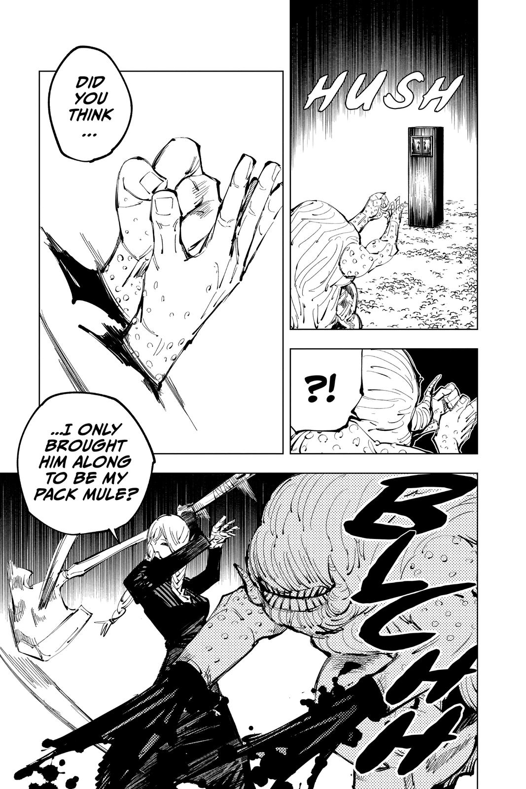 Jujutsu Kaisen Chapter 102 page 13 - Chapter 102: The Shibuya Incident, Part 20