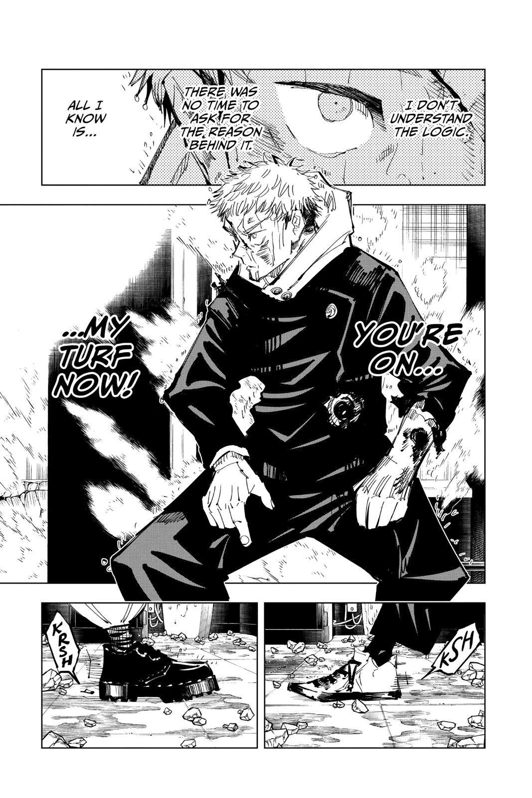 Jujutsu Kaisen Chapter 104 page 15 - Chapter 104: The Shibuya Incident, Part 22